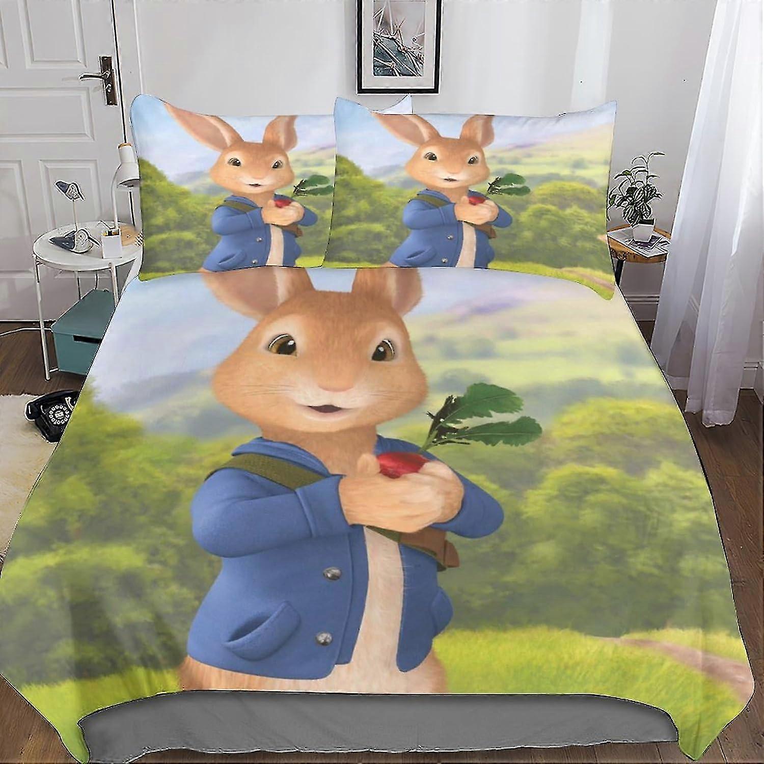 3D Printed Duvet Cover Set, Soft Microfiber Movie Characters Bedding Set with Zipper Closure and Pillowcase Suitable for Certain Brands