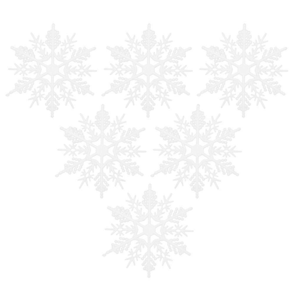 Ceiling Ornaments Hanging Snowflake Decorations Christmas Tree Home Party 6Pcs