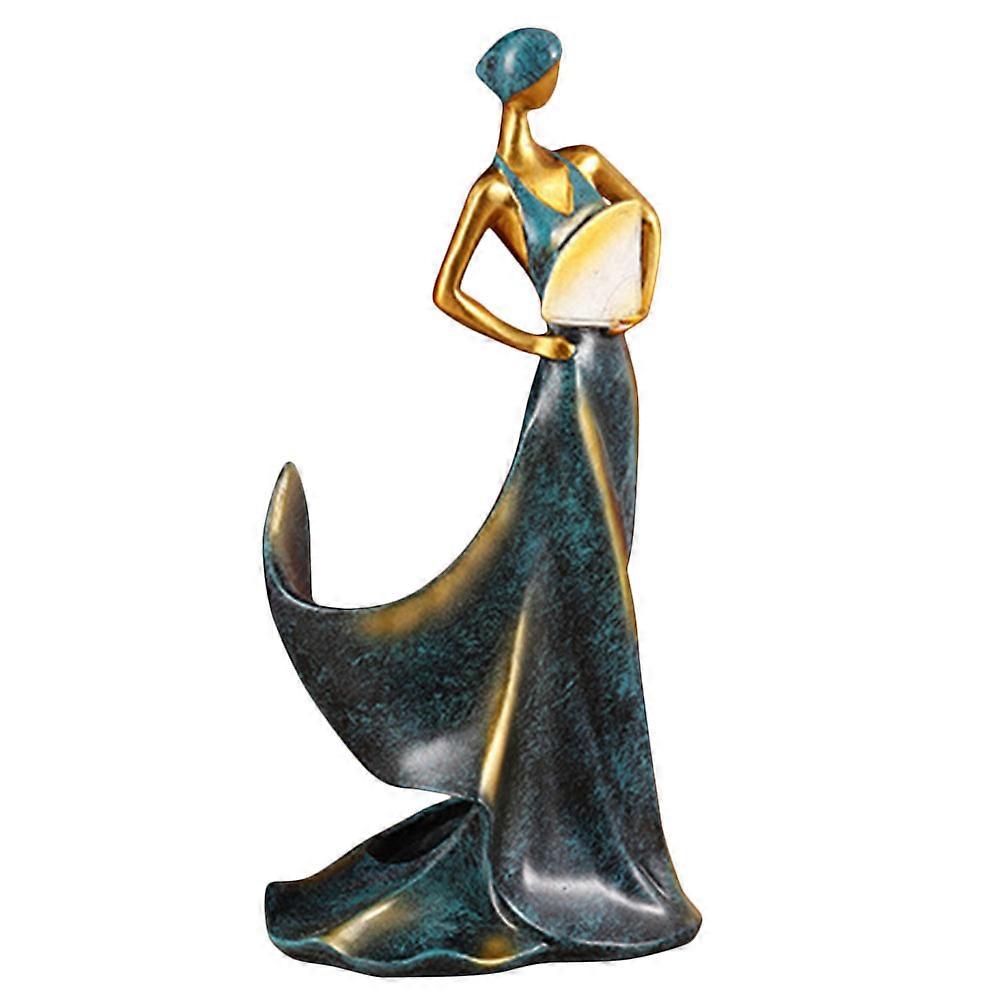 Countertop Rack Holder Display Lady Shaped Holder Resin Lady Shape Blue 34.00X16.00X16.00CM 1Pcs