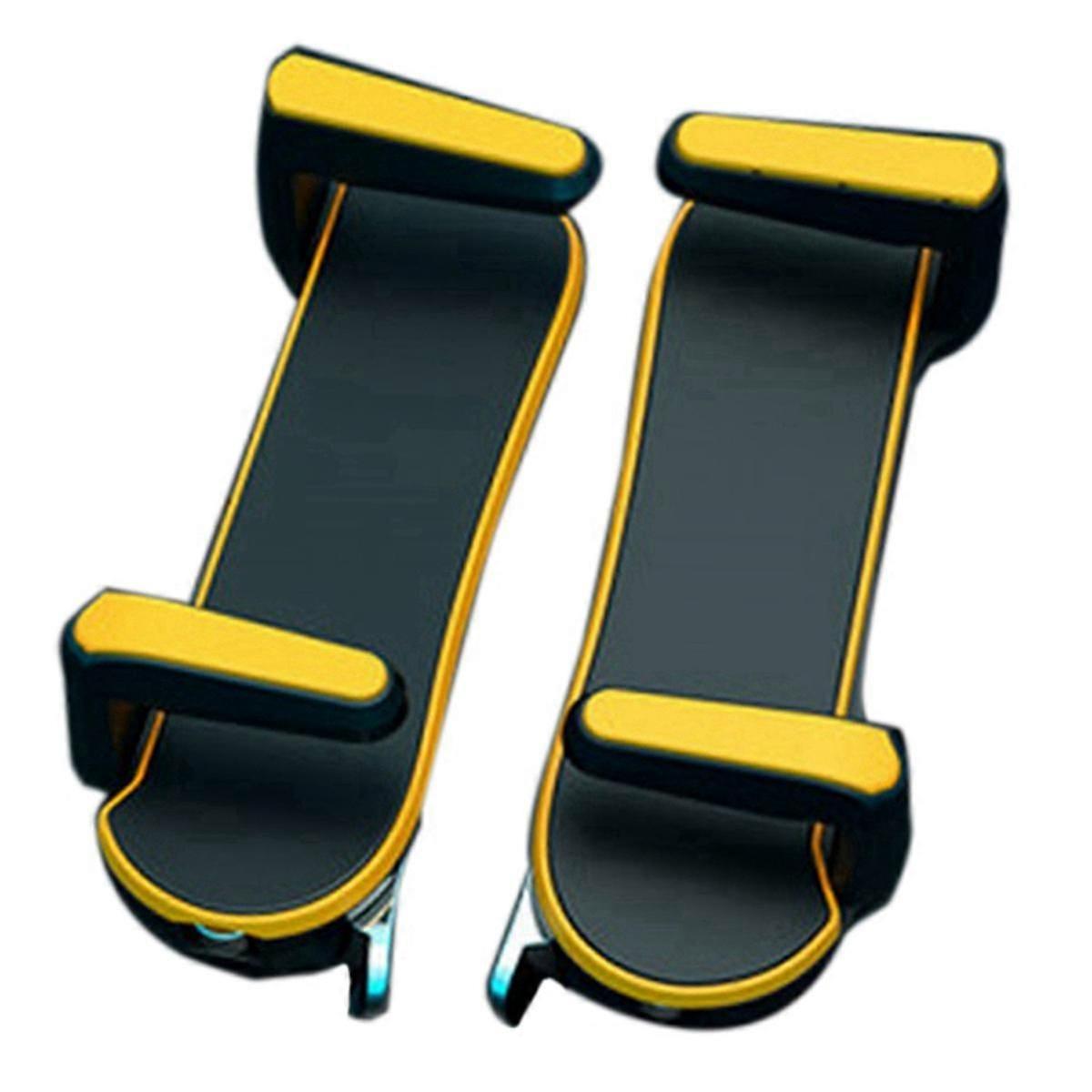 Six Finger for Controller Capacitance Adjustable Mobile Game Trigger L1R1 Button Gamepad Joystick Grip Yellow