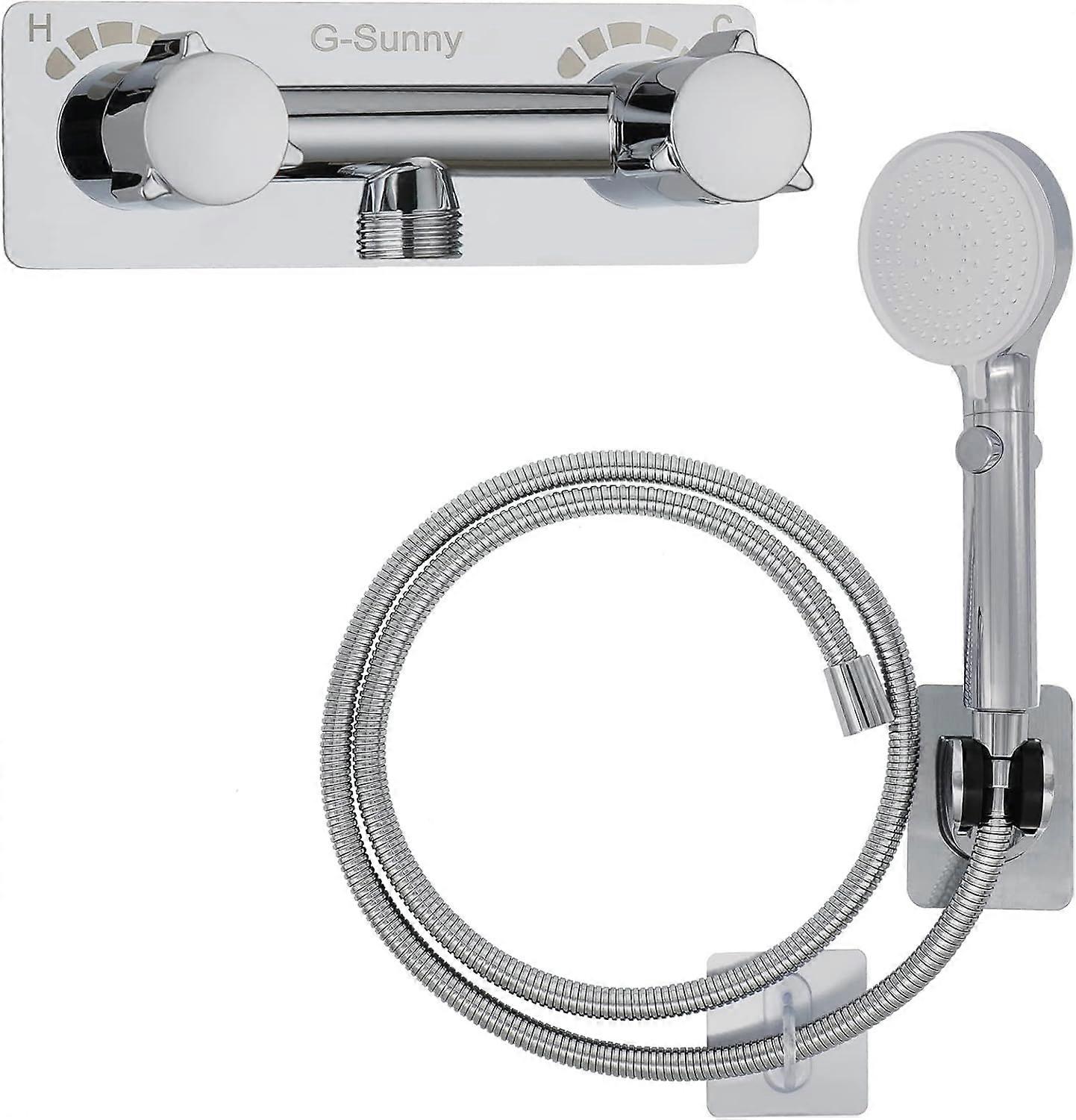 2025 Latest Model RV Shower Faucet with Hose and shower Head,Metal camper shower