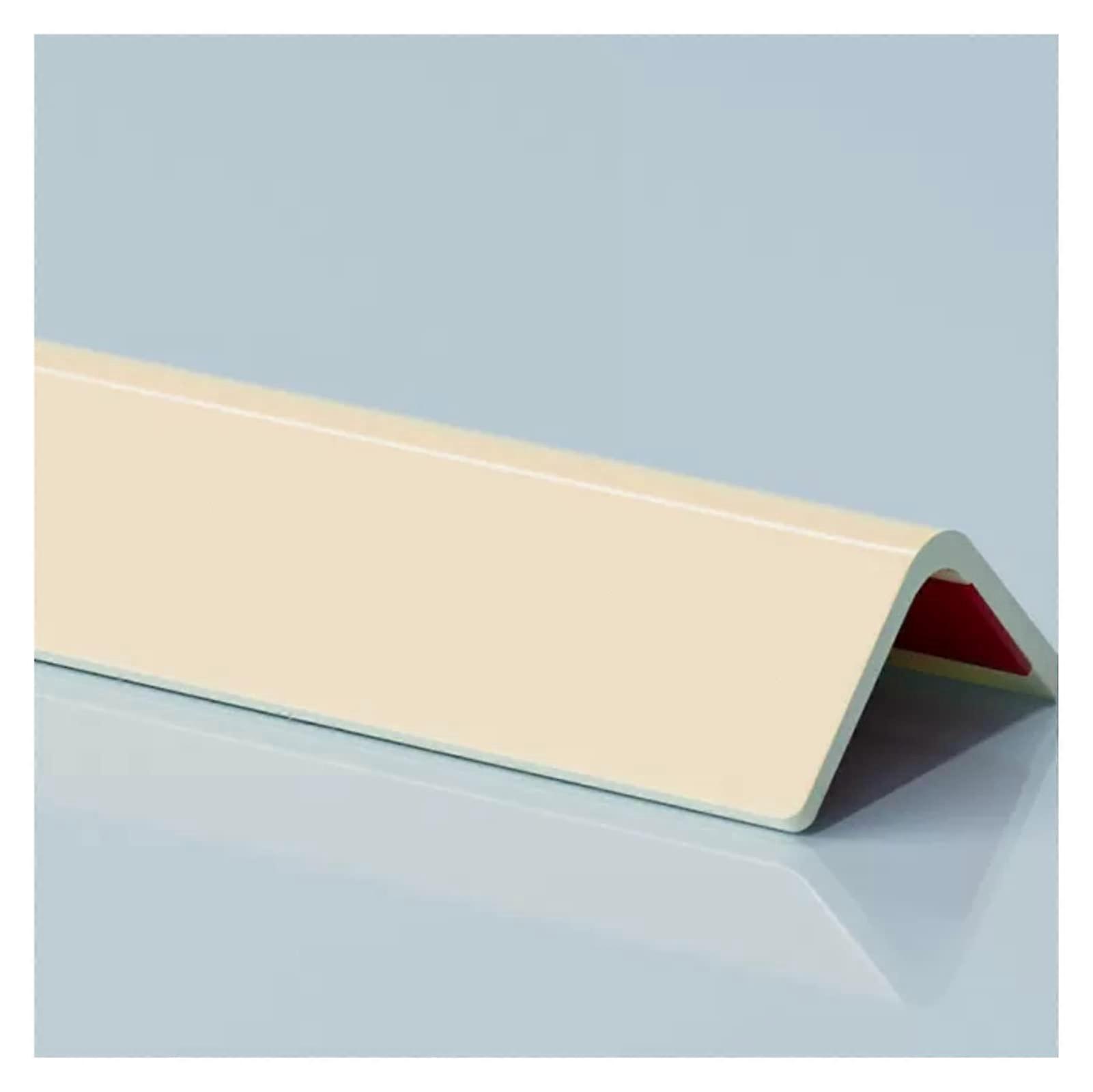 Selfadhesive corner profile, whitebeige edge protector for walls, PVC wall edge guard