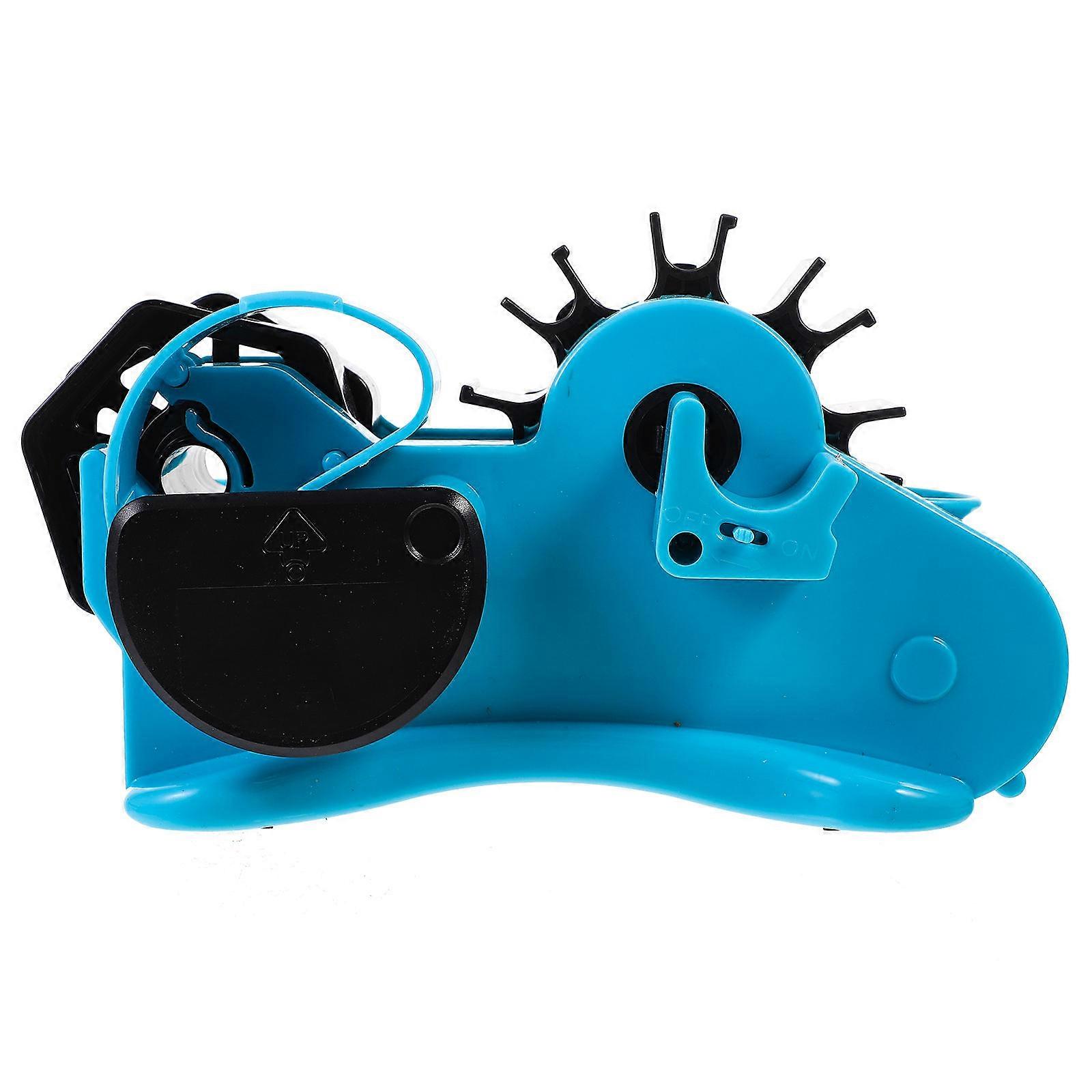 Convenient Tape Organizer Packing Tape Dispenser Desktop Use Sky-Blue Rectangular 1Pack