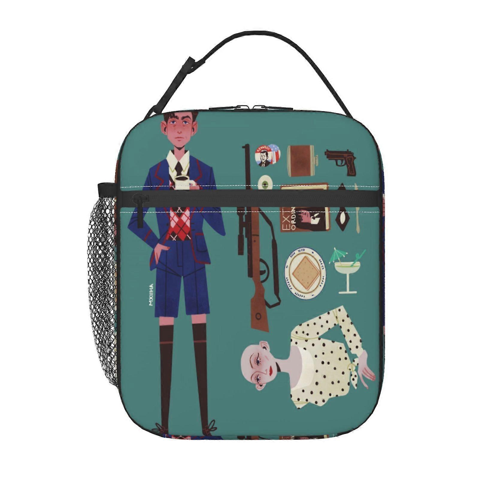 u35 THE UMBRELLA ACADEMY Lunch Bag Compact & Slim Profile, Fits Standard Containers Perfectly, Space-Saving Office Essential t35