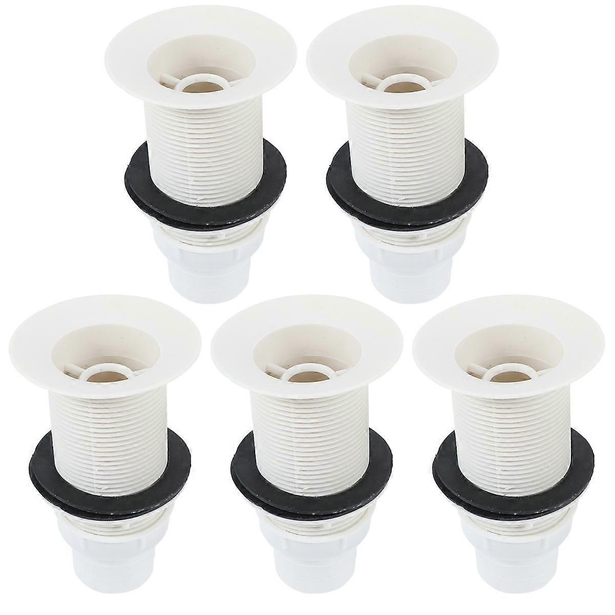 Sink Strainers Garbage Stopper Wash Bowls Sinks Plastic Family .5X6.5cm 5Pack