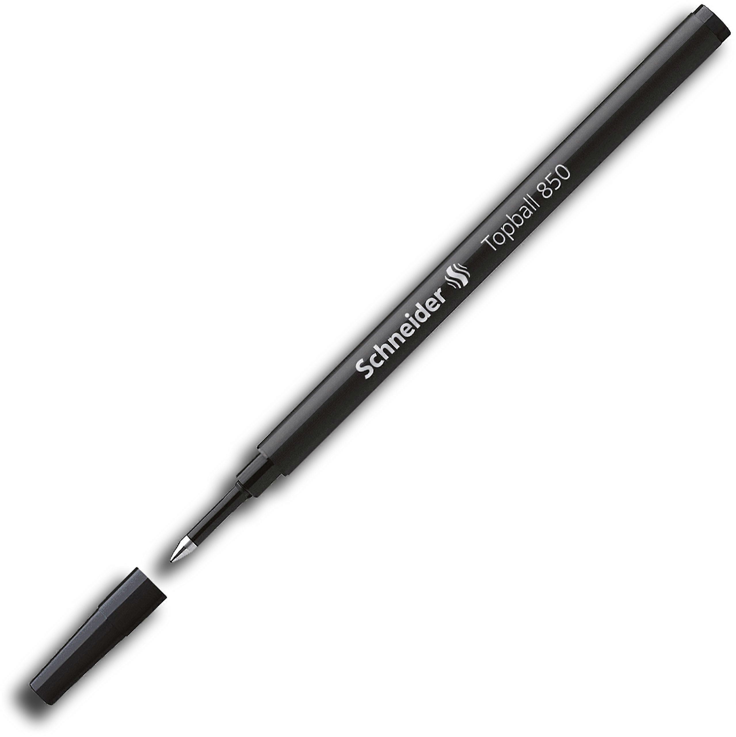 Schneider Writing Instruments Topball 850 Rollerball Refill Euro Format 0.5 mm (1 Refill, Black)