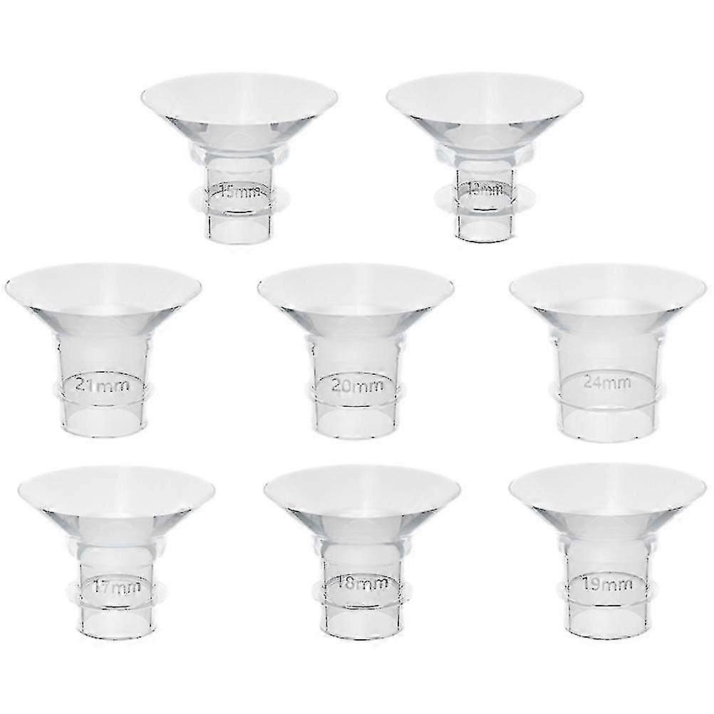 8 pcs Breast Pump Flange Inserts Silicone Flange Inserts Replacement Flange Inserts