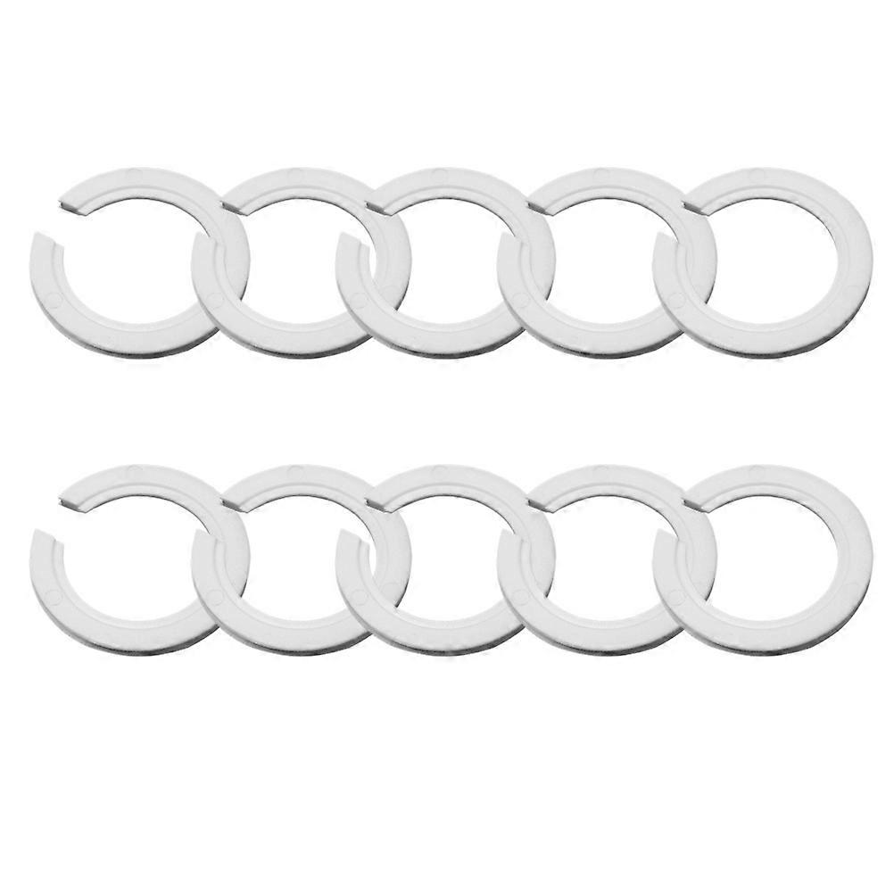 Lampshade Adapter Rings E27 to E14 Conversion Lampshade Fixing 4.6x4.6x0.4cm 10Pack