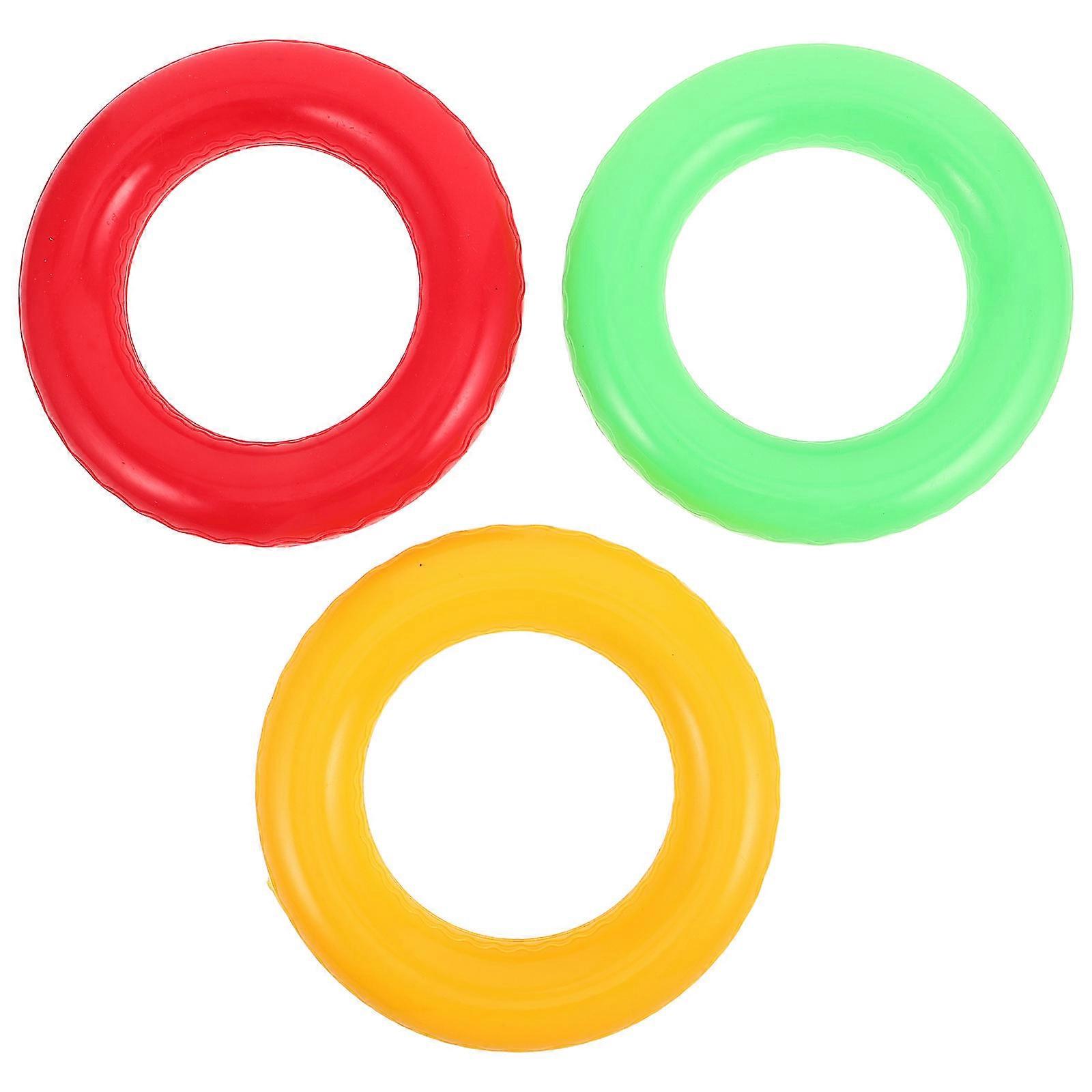 Field Relay Stick Race Tool High Speed Yellow 3 Pcs Anti Skid Texture School Competitions Sports Events