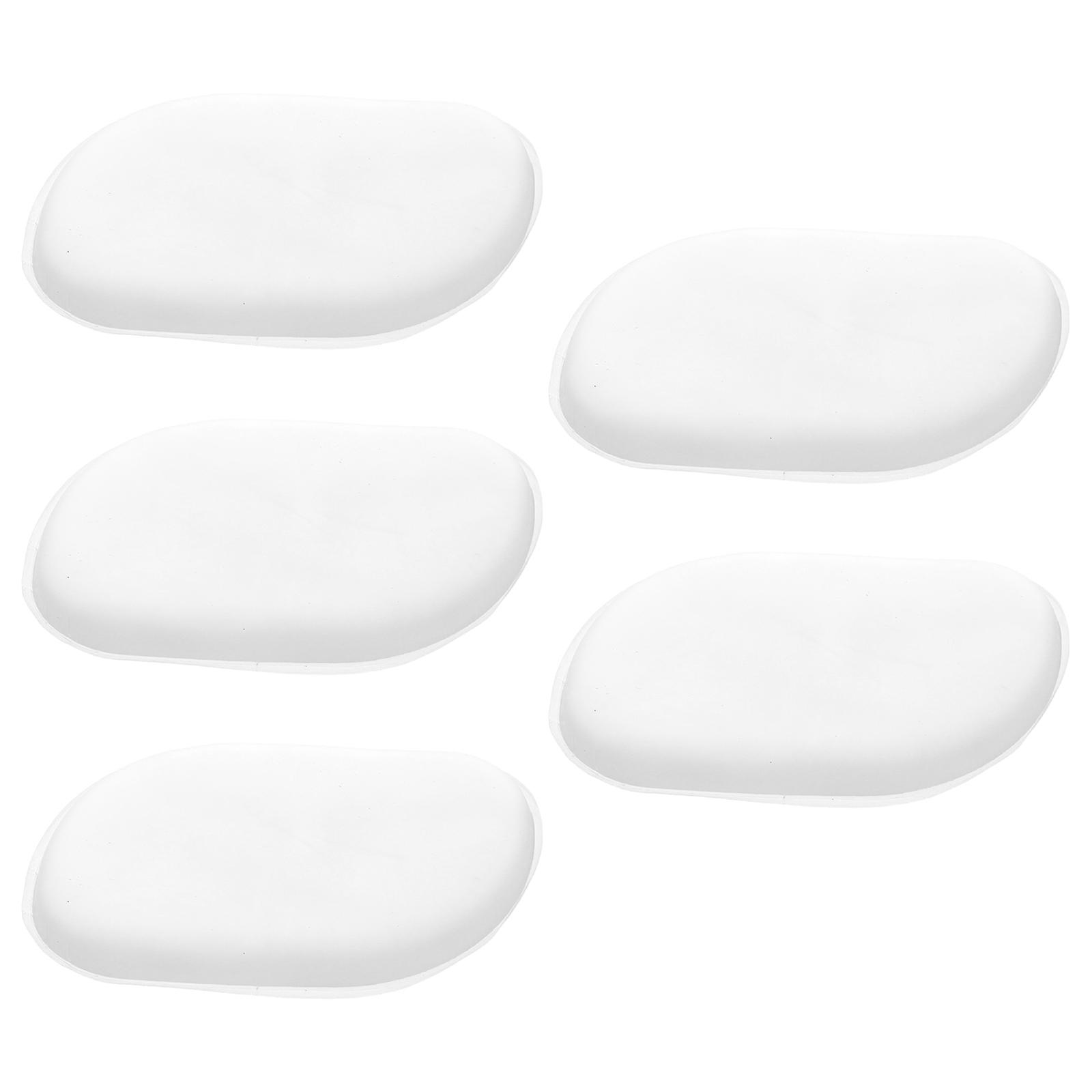 Foundation Sponge Non-Absorbent Makeup Blender for Beauty Enthusiasts 6.50X4.00X0.50cm High Coverage 5Pcs
