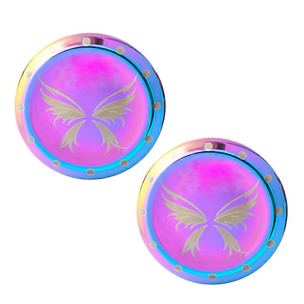 Cycling Handlebar End Plug Damage Reduction Adults Multi 2.96X1.73CM Plastic 1 Pair