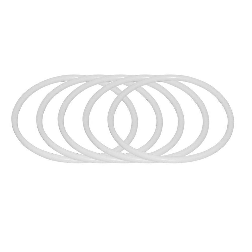 White Plastic Dreamcatcher Ring for DIY Projects and Wall Hangings 25cm