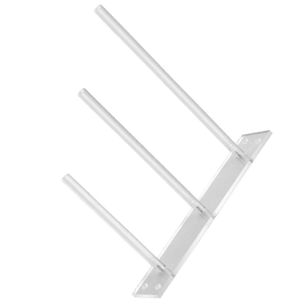 Acrylic Hair Tie Holder Organizer with Ample Storage Space for Home Use Assorted Color