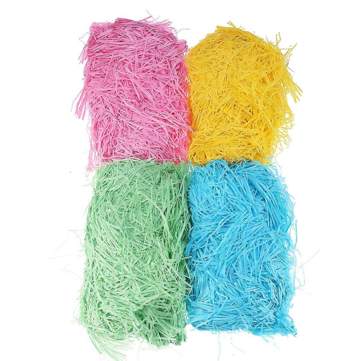 Yellow Shredded Paper For Packing Assorted Color Gift Giving Protective Decorative