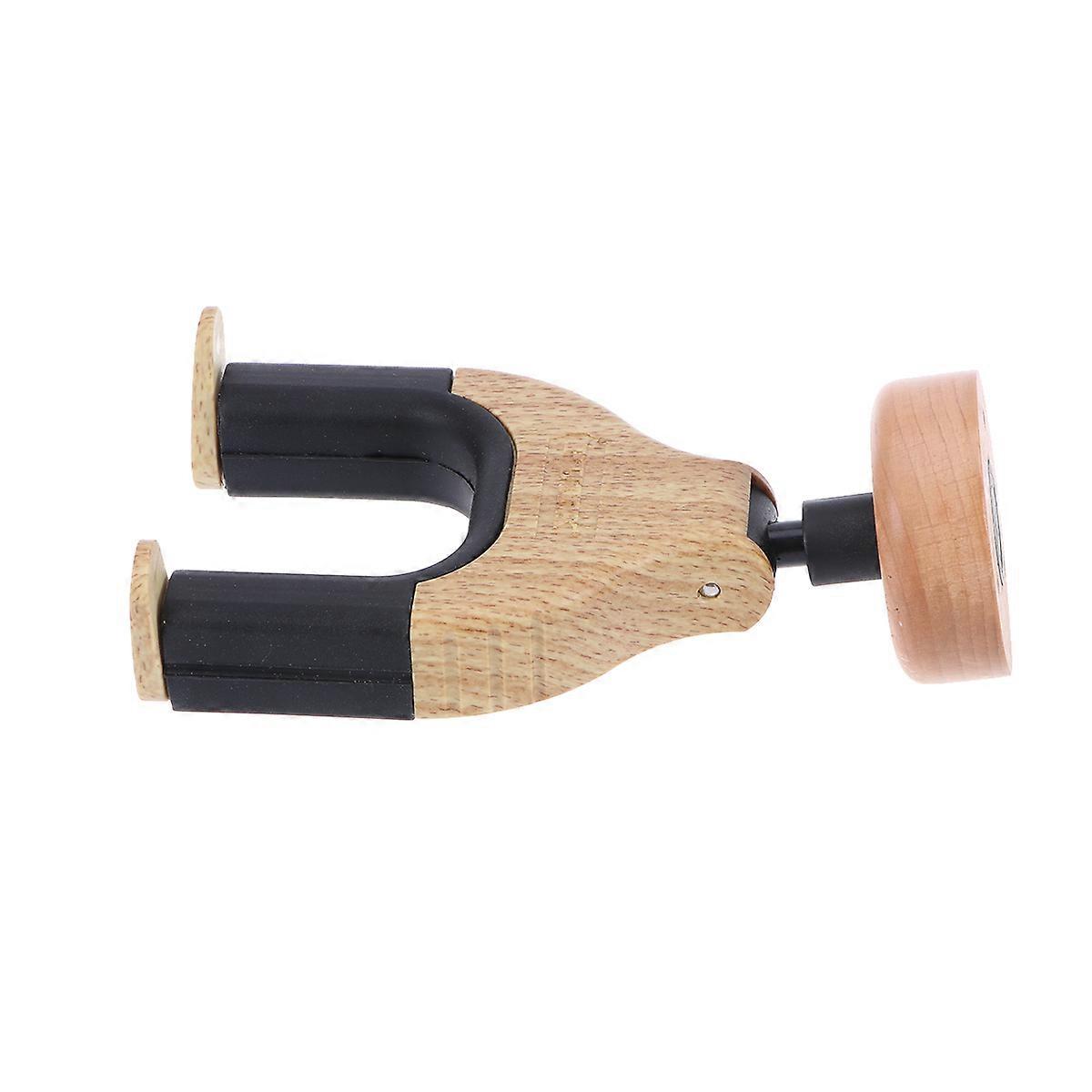 Guitar Hangers Wall Mount with Rubber and Metal for Hanging Guitar Khaki Color Fits Various String Instruments