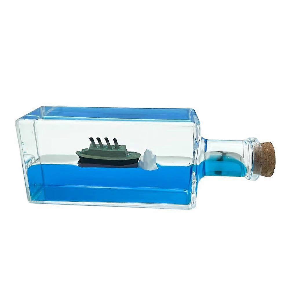 Titanic Cruise Model, Liquid Wave Cruise Decoration, Unsinkable Cruise , Cruise Message in a Bottle, Easy Installation