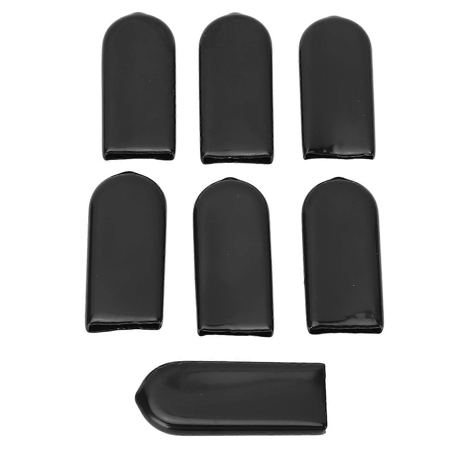 7Pcs Saxophone Thumb Rest Silicone Anti Slip Cup Shaped Sax Thumb Finger Rest Pad for Practice Performance