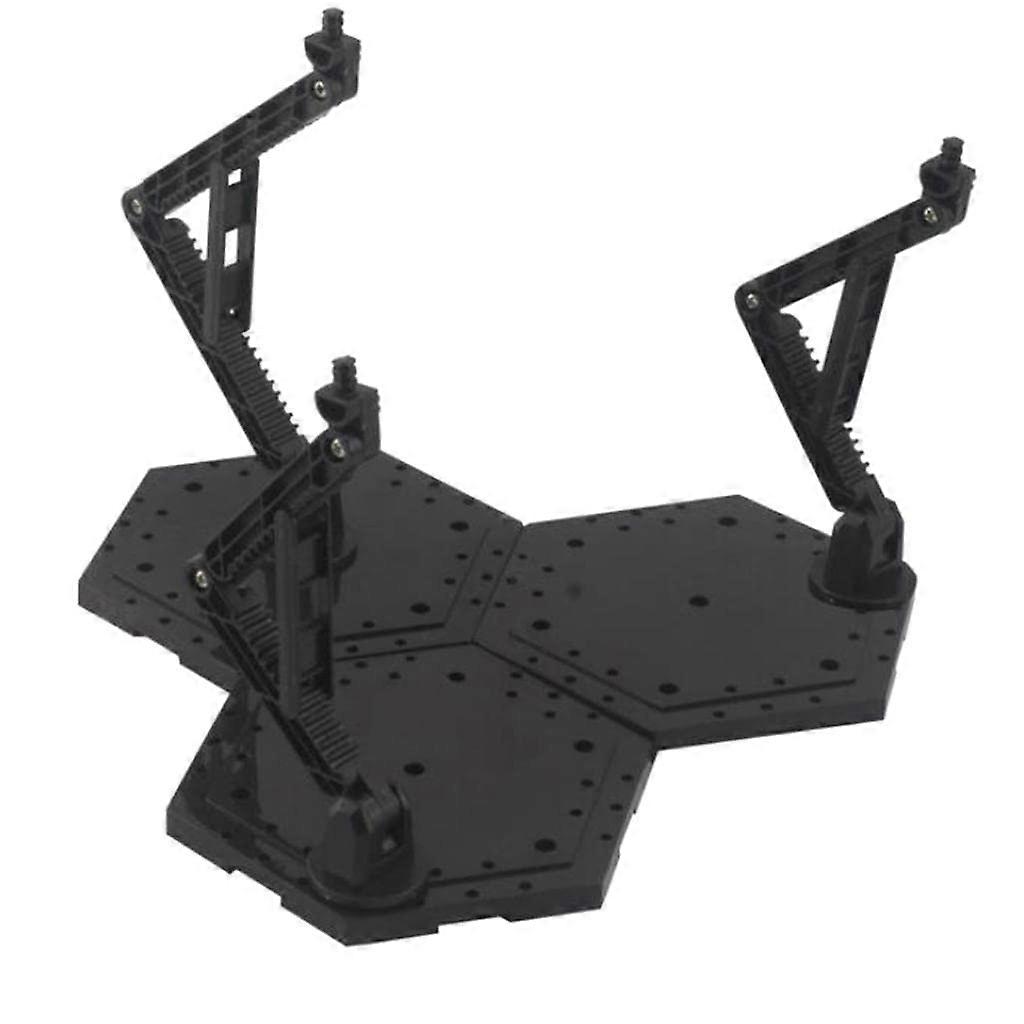 Figure Holder for 1/144 and 1/100 Scale Models Dark Grey Solid Base Unique Design Durable Material Stable Support