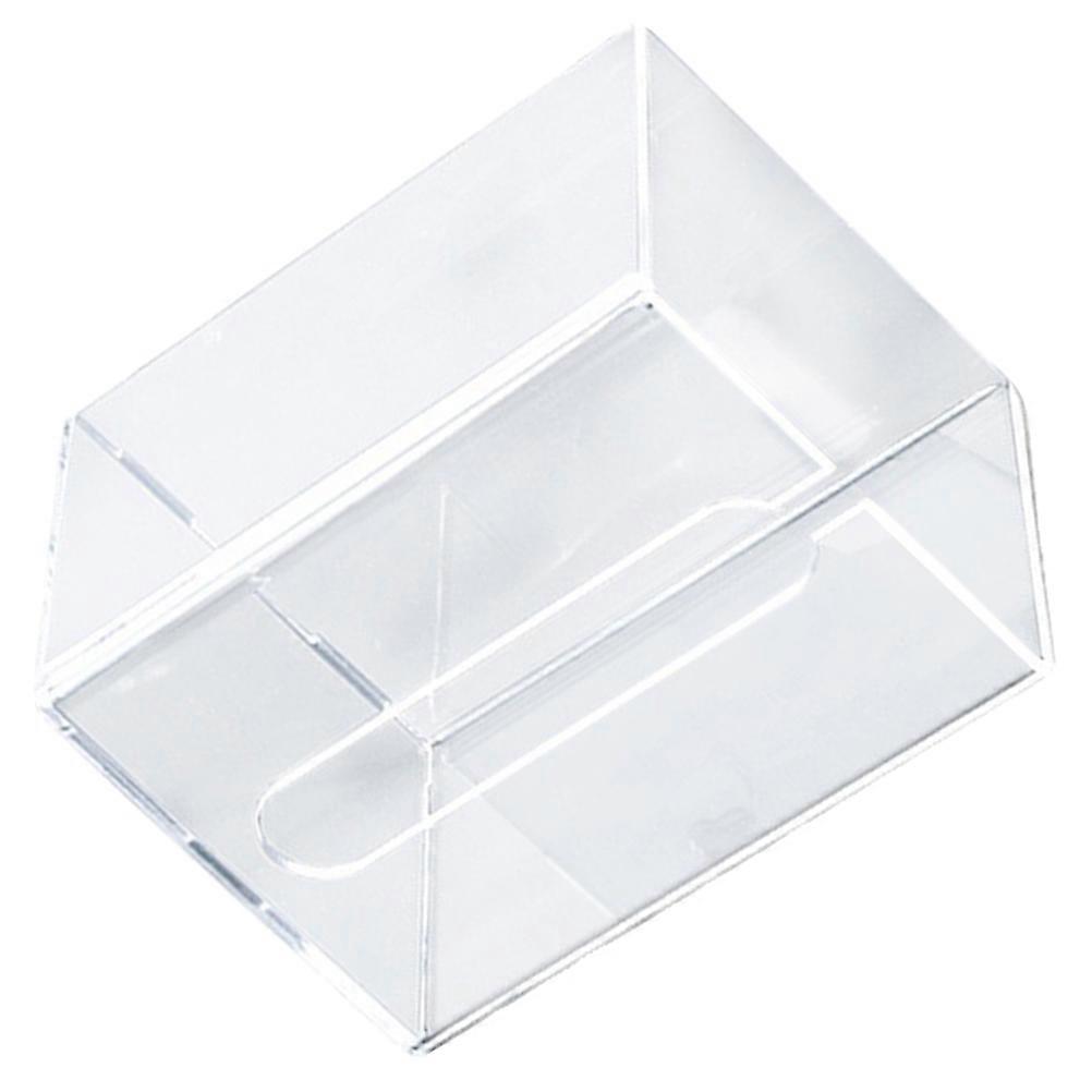 Wall Mounted Transparent Acrylic Tissue Box Holder for Bathroom & Kitchen – Stylish Vertical or Horizontal Use Napkin Storage Solution