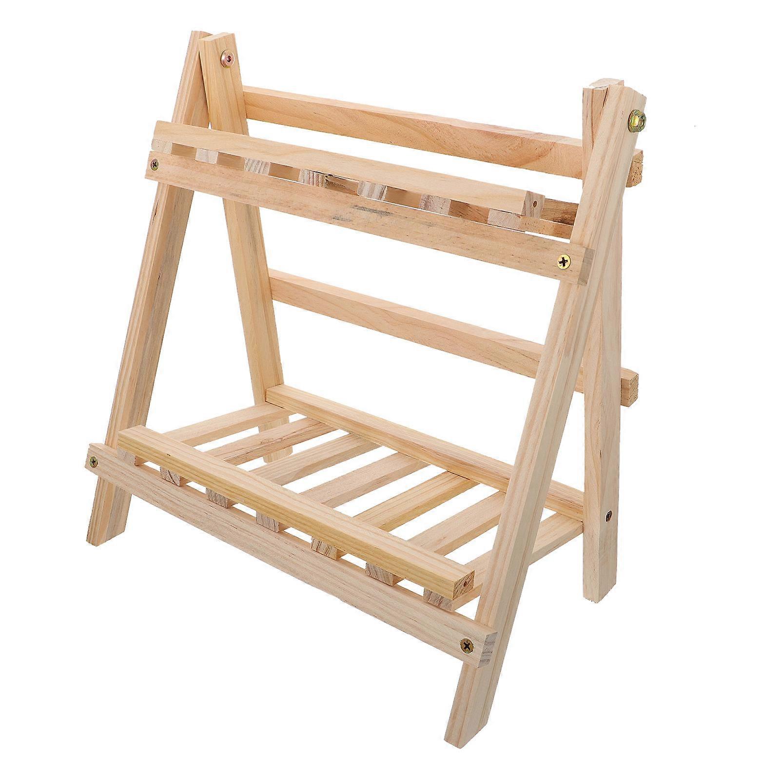 Plant Display Rack For Pots 35X17CM Multi-Tiered Practical Design 1Set