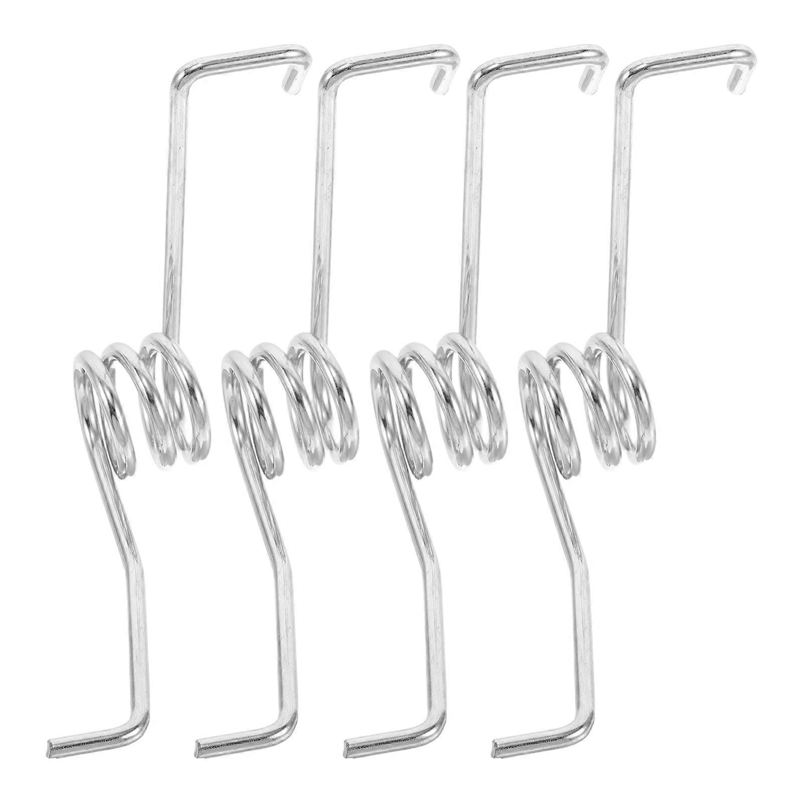 4pcs Thickened Metal Mop Bucket Springs – Left & Right Pedal Design, High Wear Resistance, Easy Installation Replacement for Rotating Mop Buckets