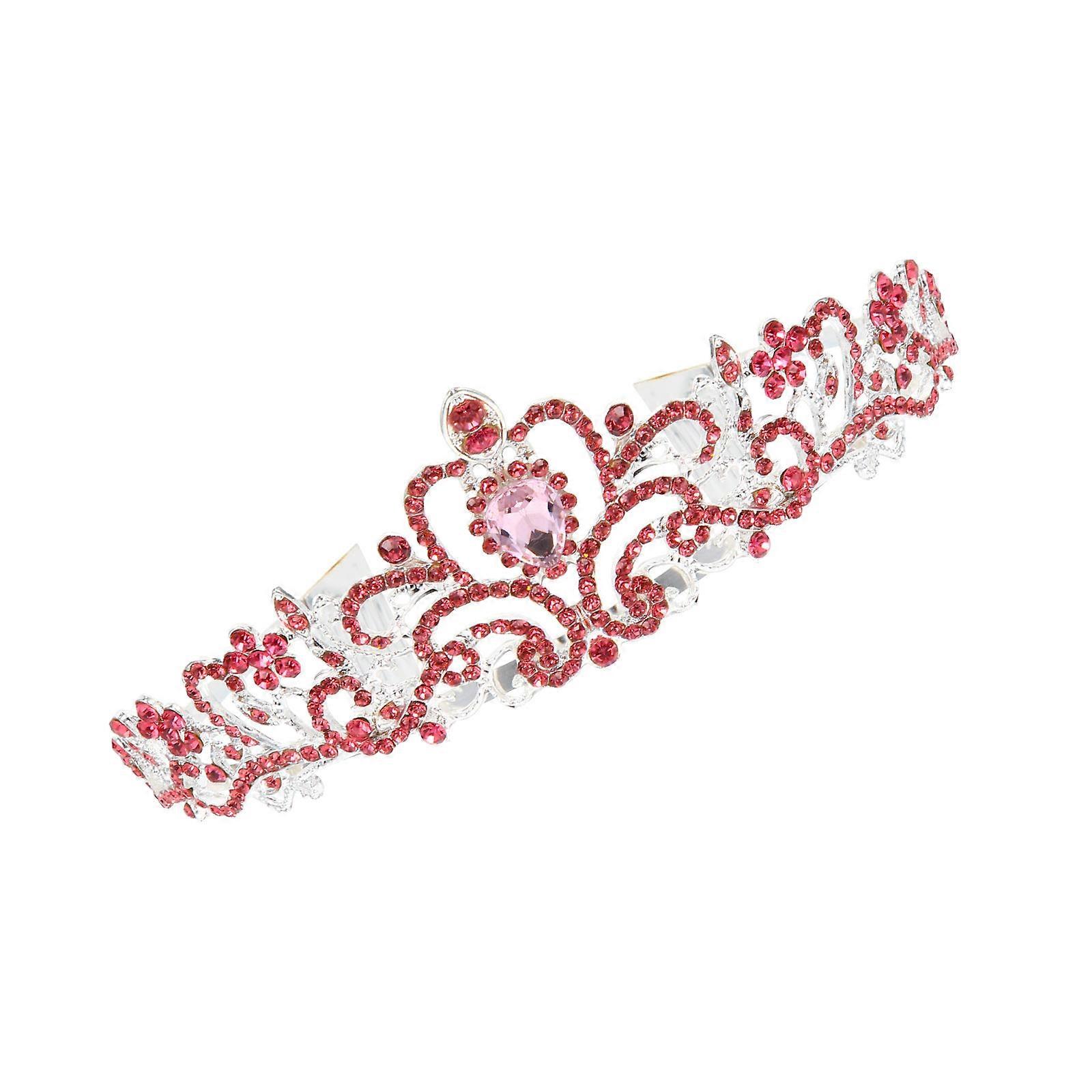 a polished and professional product description based on your input:
**1pc Rhinestone Wedding Tiara Crown – Charming Bridal Headdress for Brides,