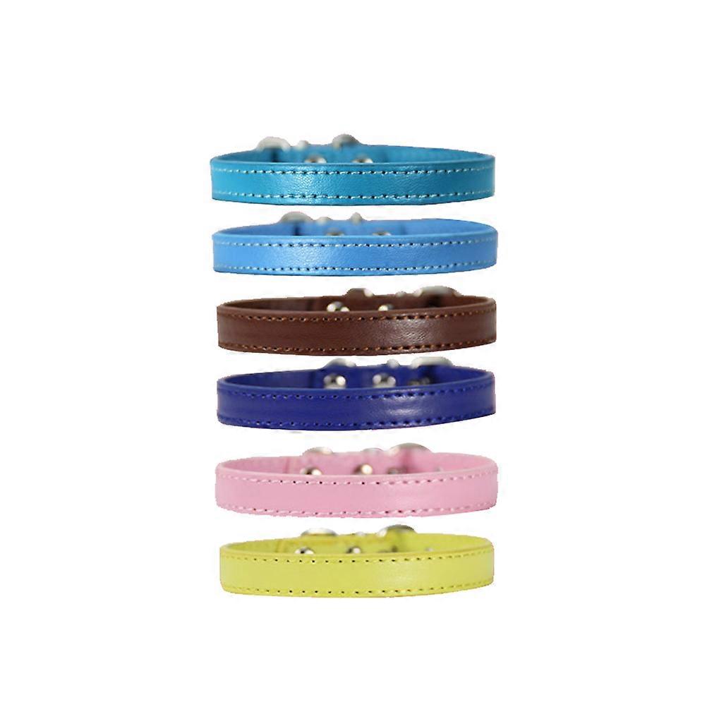 12Pcs Fashion Neck Ring Pet Collar Designed For Dogs And Cats Assorted Color Perfect Accessory For Daily Use And Photography