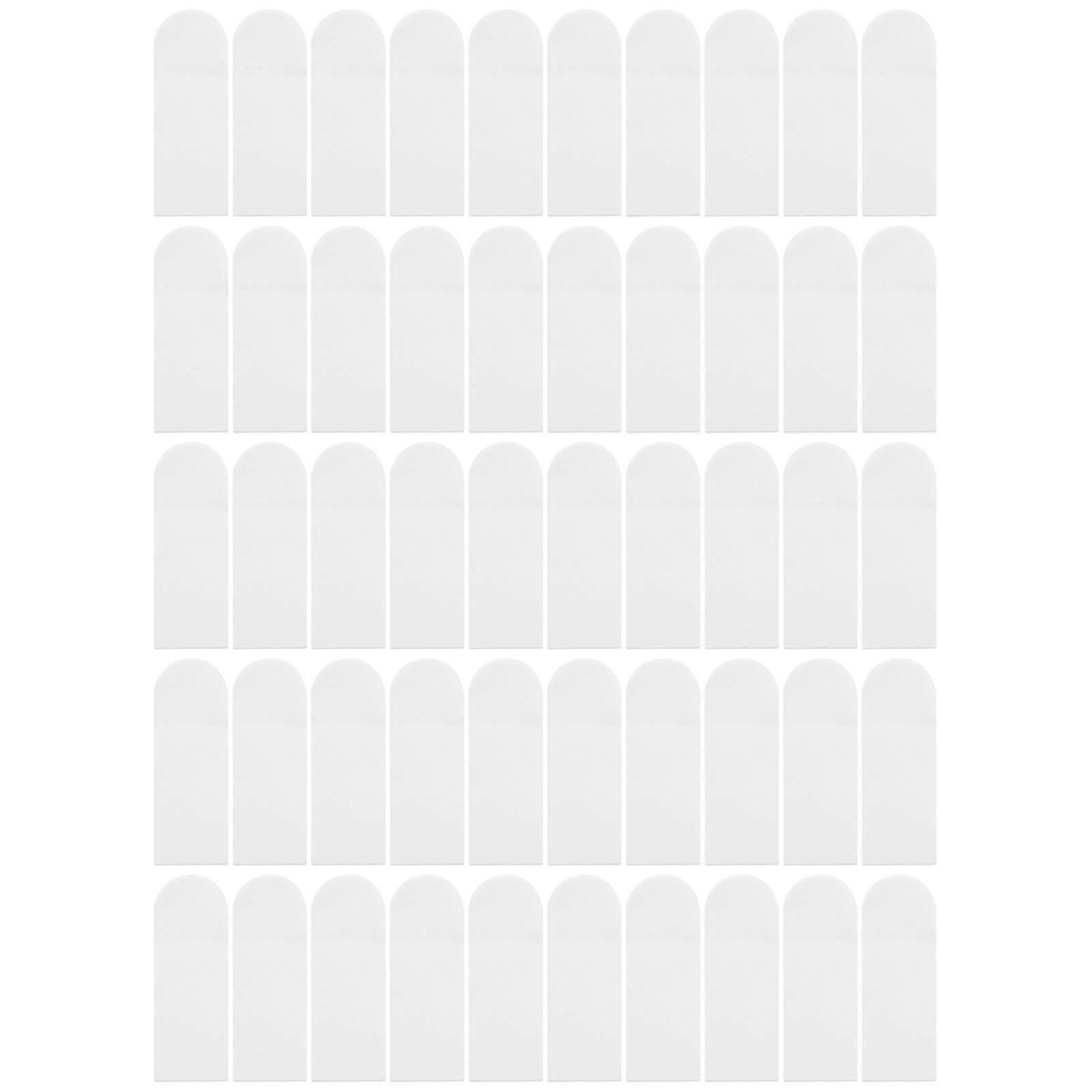 Double-Sided Tape Easy Removal 50Set White For General Users Strong Fixing