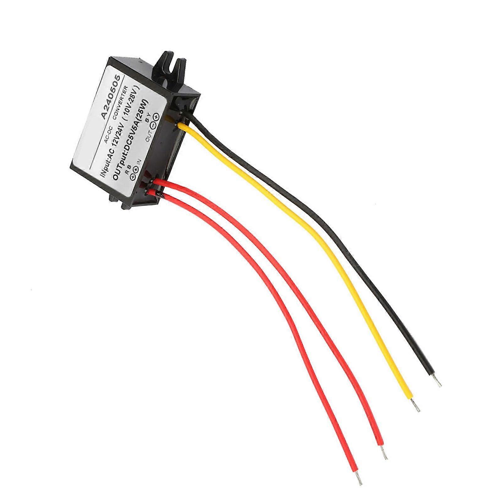 Buck Converter AC to DC 5V Power Supply Module 12V 24V Input 5A Output Step Down Adapter Module