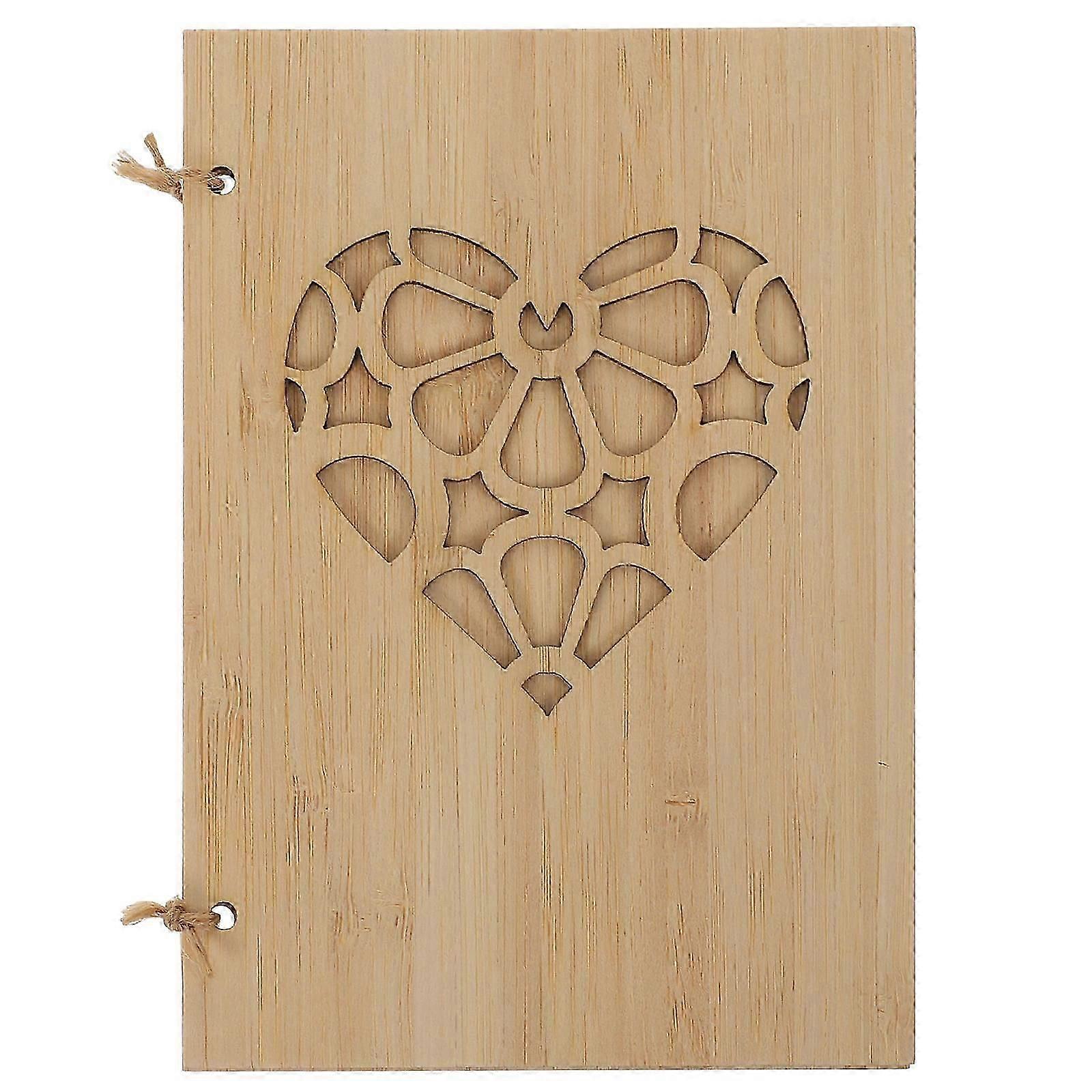 Birthday Card Creative Greeting Card Wood Color Simple and Elegant Design For Parties 1Set