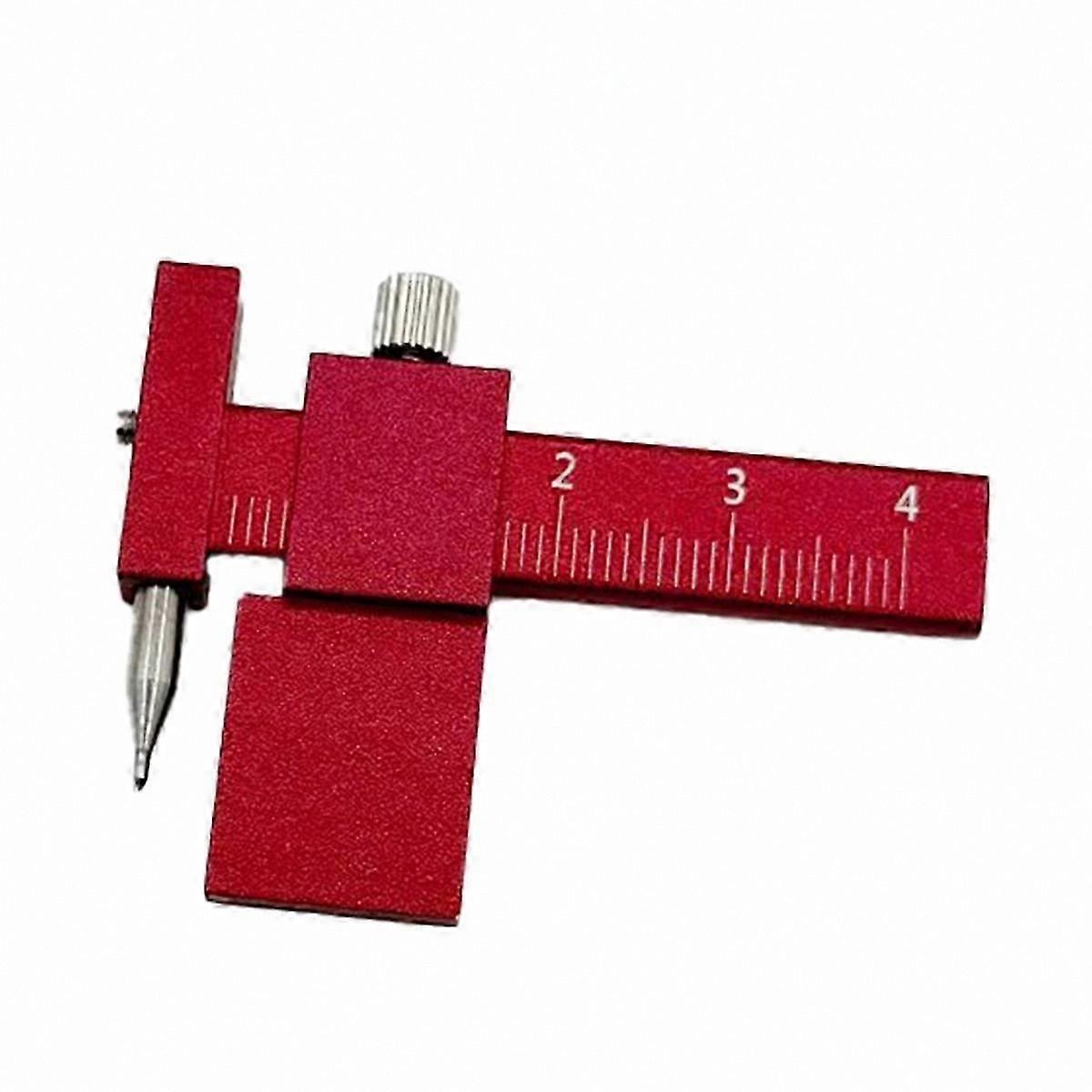 Equidistant Parallel Contour Scriber Ruler for Model Crafting Precision Tools