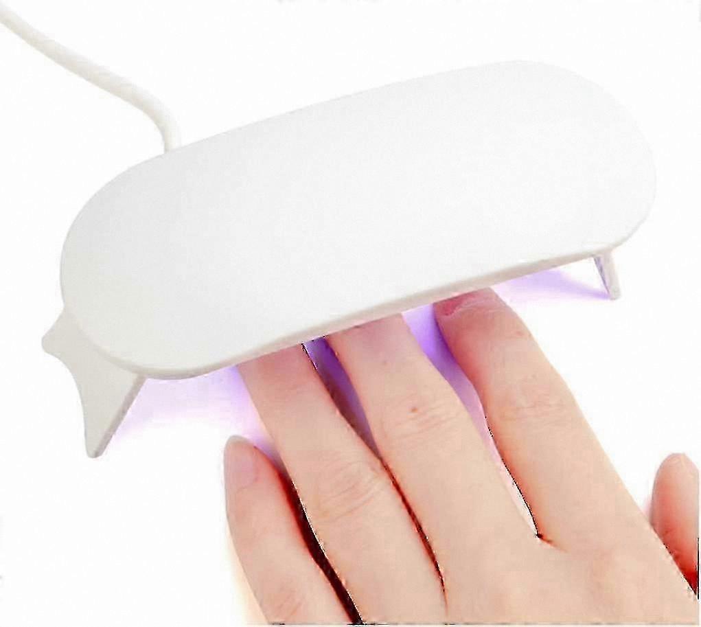 UV LED Nail Art Curing Lamp with Sensor for Manicure and Pedicure (White)