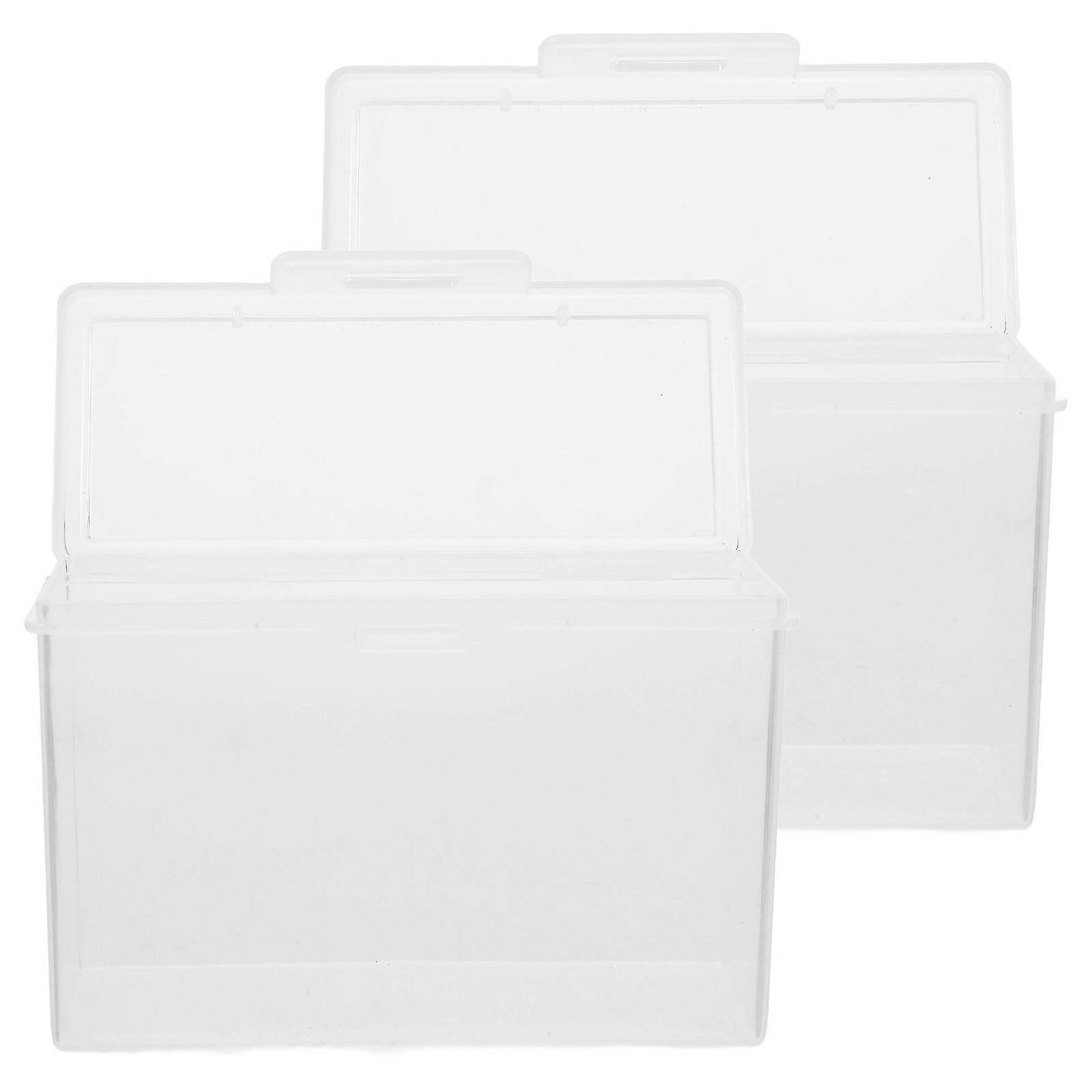 Transparent Cheese Storage Container with Lid for Outdoor Use PP Material 2pcs