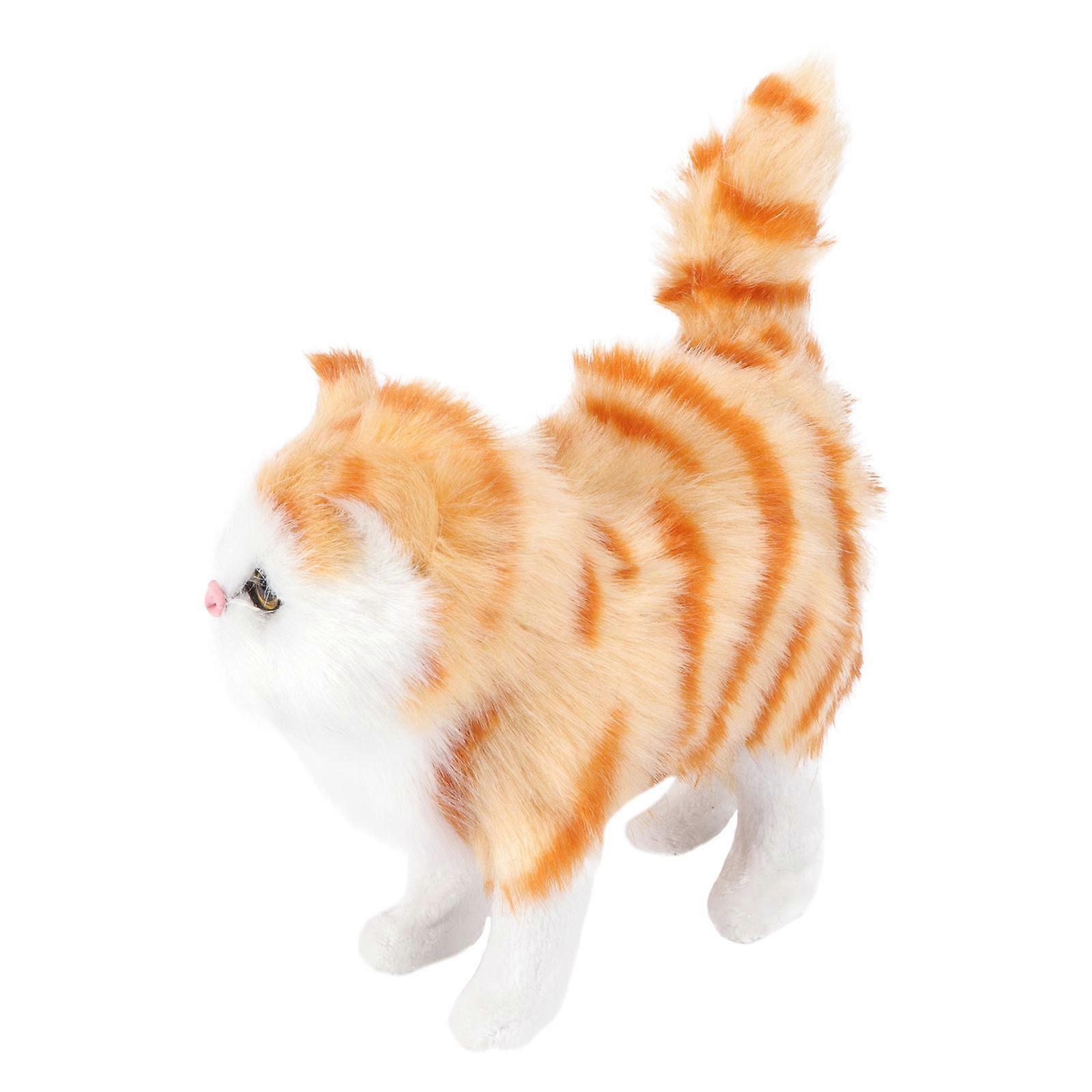 Childs Playtime Companion, Fluffy Cat Simulation Toy, Safe and Material