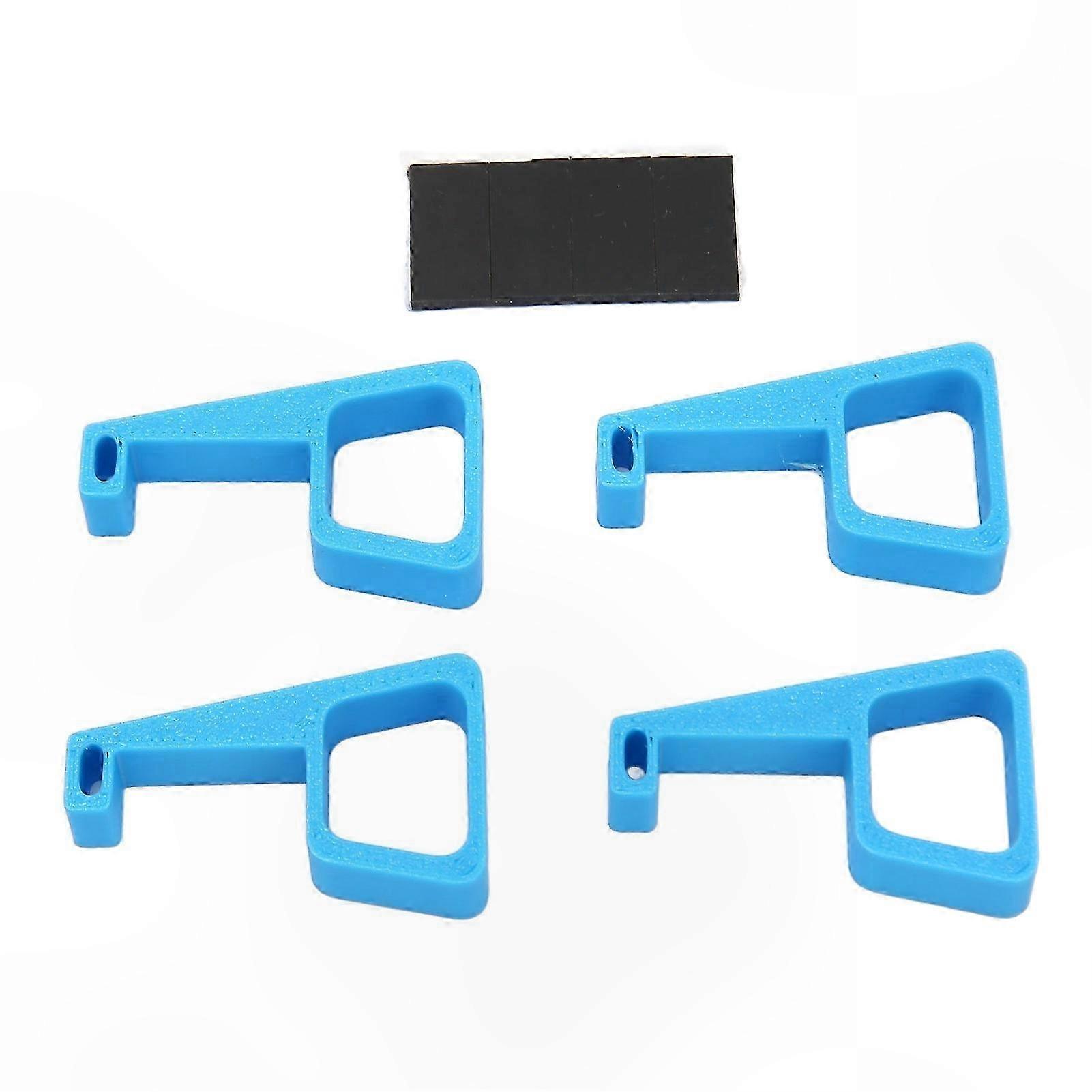 4 عبوات من أقواس تصاعد لجهاز PS4 النحيف - يعزز تدفق الهواء ، الحامل الأفقي ، ملحق الألعاب ، أزرق