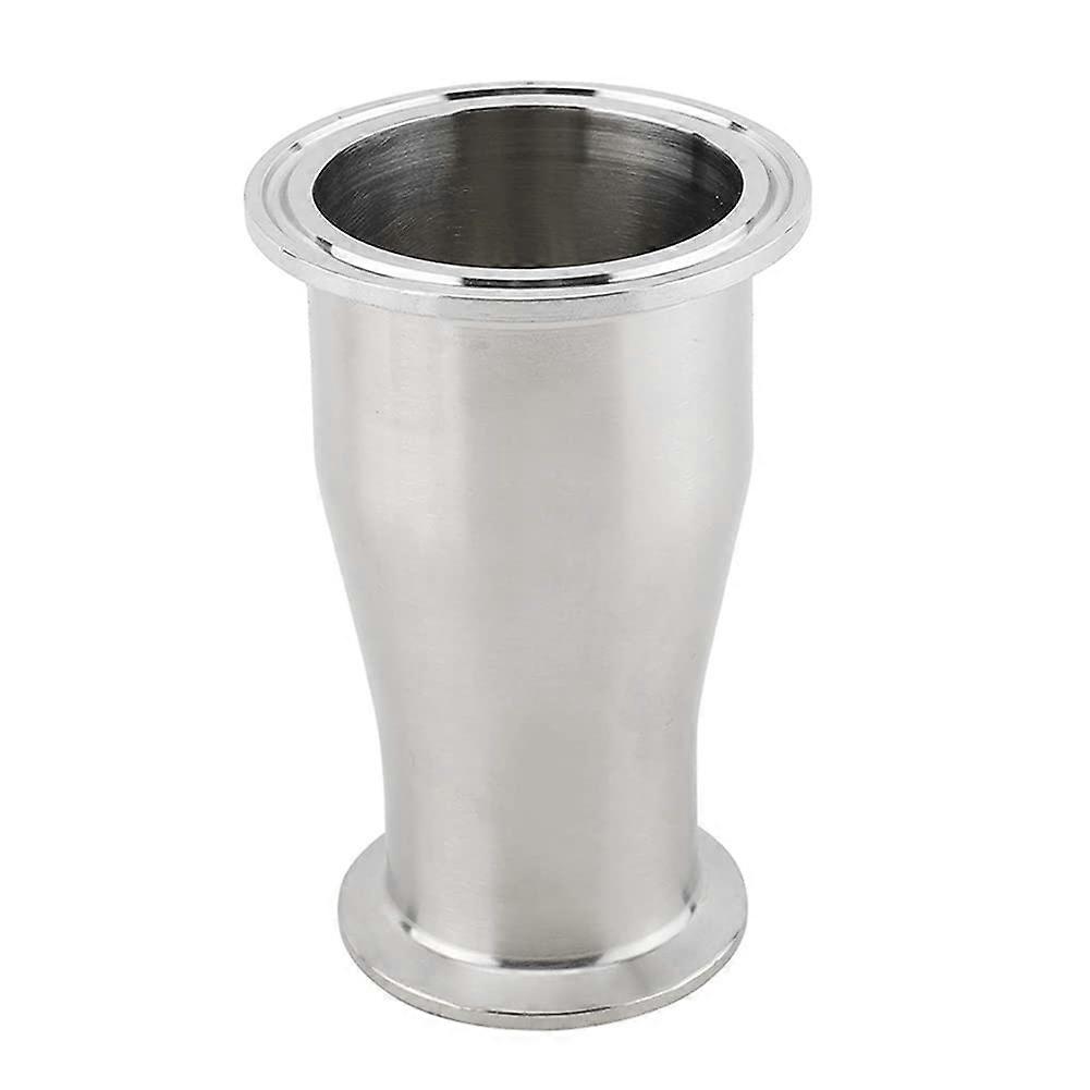 Plumbing Fitting Reducer SS304 Tri Clamp Fits 2' Tri Clamp/1.5' Tri Clamp, 1 x 2' Pipe OD to 1.5' Pipe OD Concentric Reducer