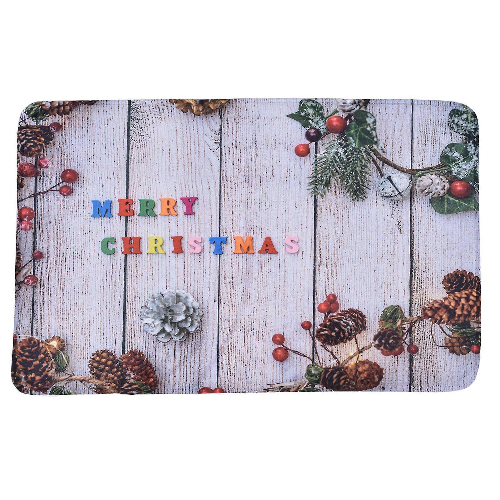 Non-Slip Flannel Floor Mat for Multiple Rooms - 49x80cm