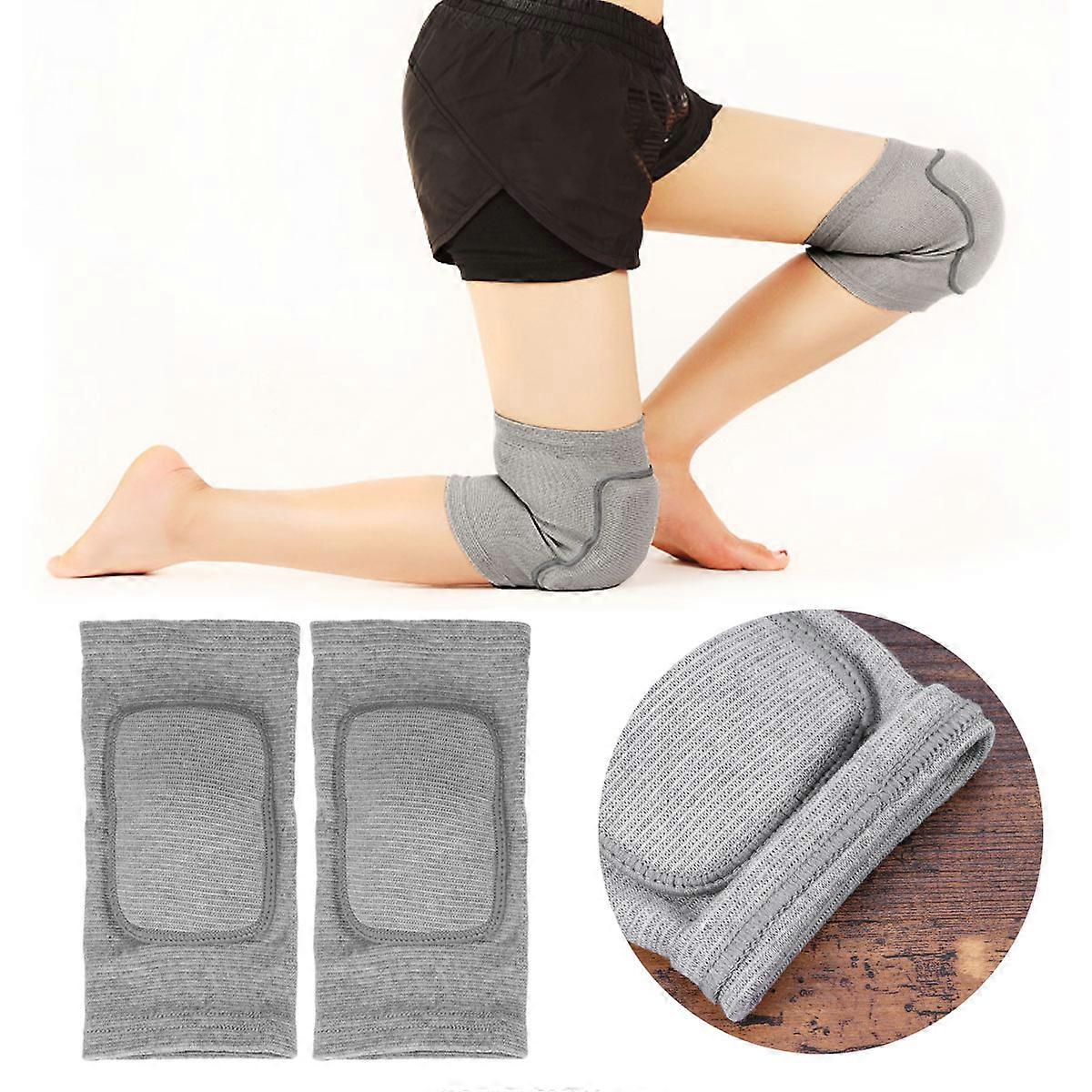 Thick Sponge Knee Pads For Basketball And Volleyball Supporting Arthritis Avoidance With Breathable Fabric 1 Pair
