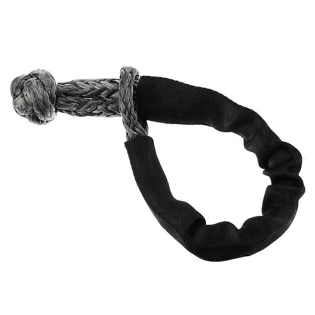 1Pc Recovery Towing Strap Tool With Flexible Shackle Ideal For Drivers Outdoor Use 50x0.9cm Durable High Strength