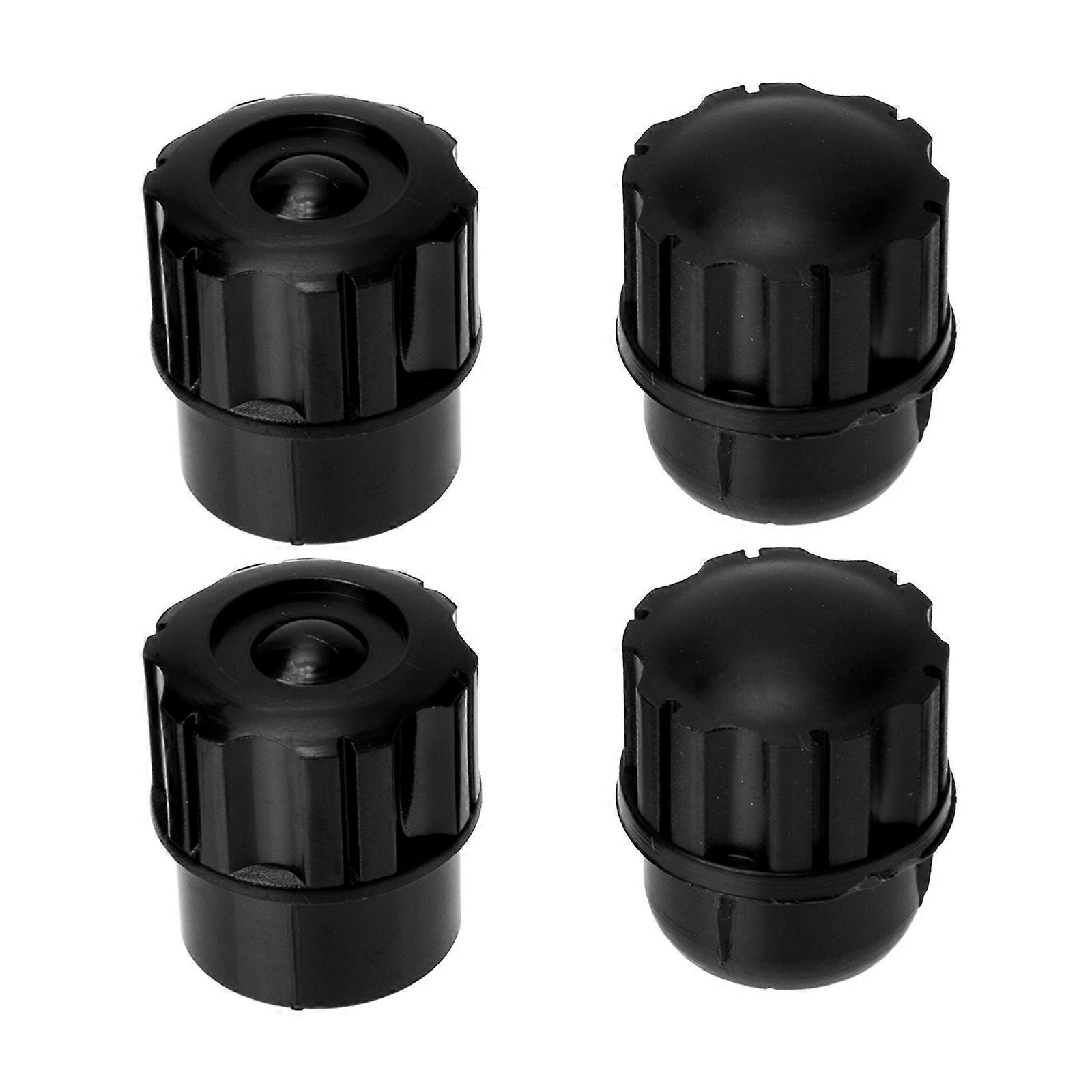 Saxophone Replacement Parts 4Pcs Soprano Saxophone Stopper Musicians Small Size Black End Plug