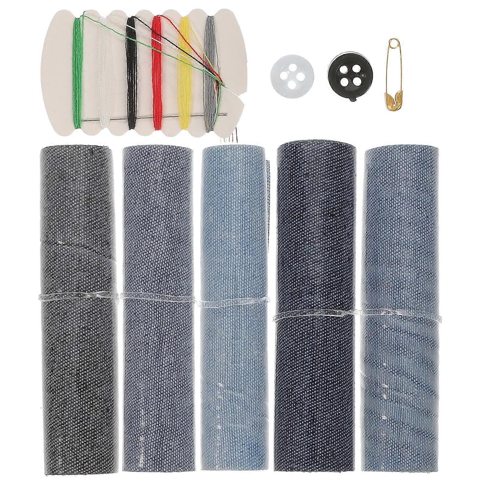 Multi Colored Iron On Appliques DIY Patches 51X8cm Rectangular For Shopping Malls 5Pcs