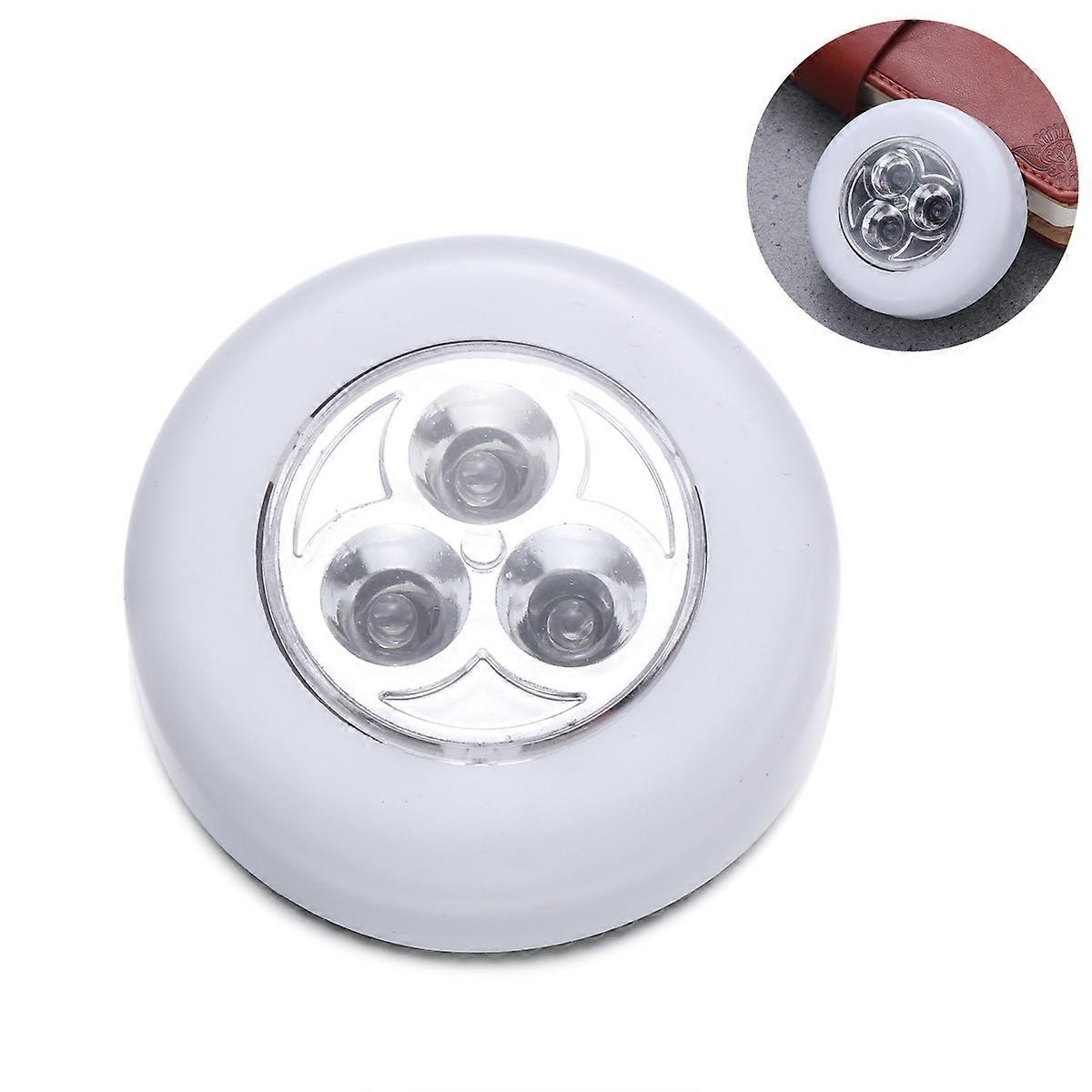 Wireless Night Light For Household Users In Garages Featuring Round Shape And White Color With Functionality 1Pcs