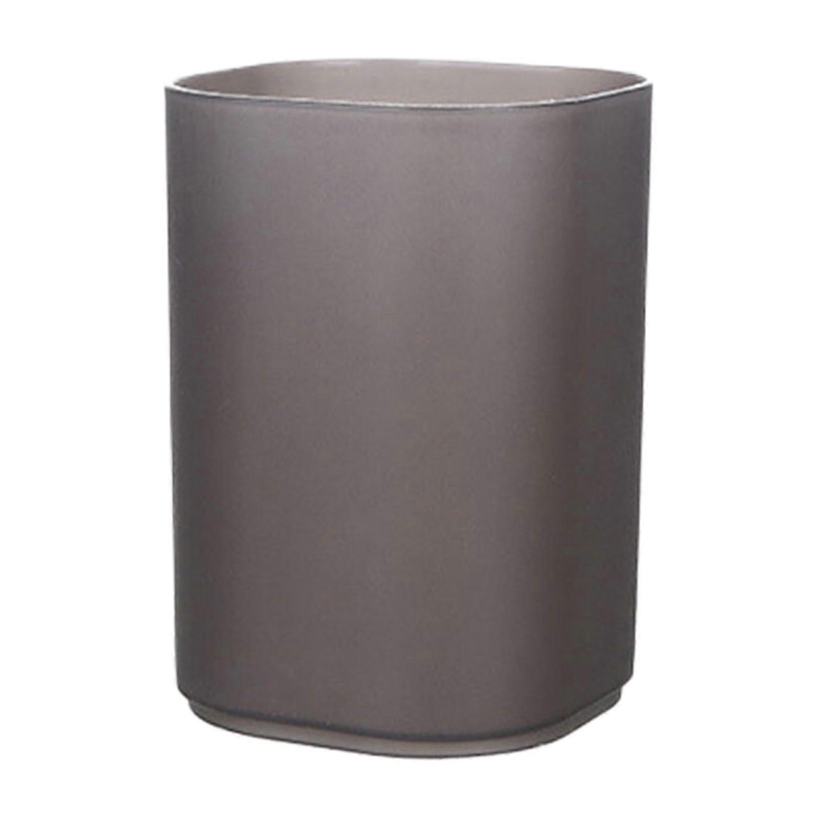 Schlichter Mattierter Stiftehalter Schwarz - Multifunktionale Aufbewahrungsbox für Schreibtisch, Robuste und Leichte Aktenschublade