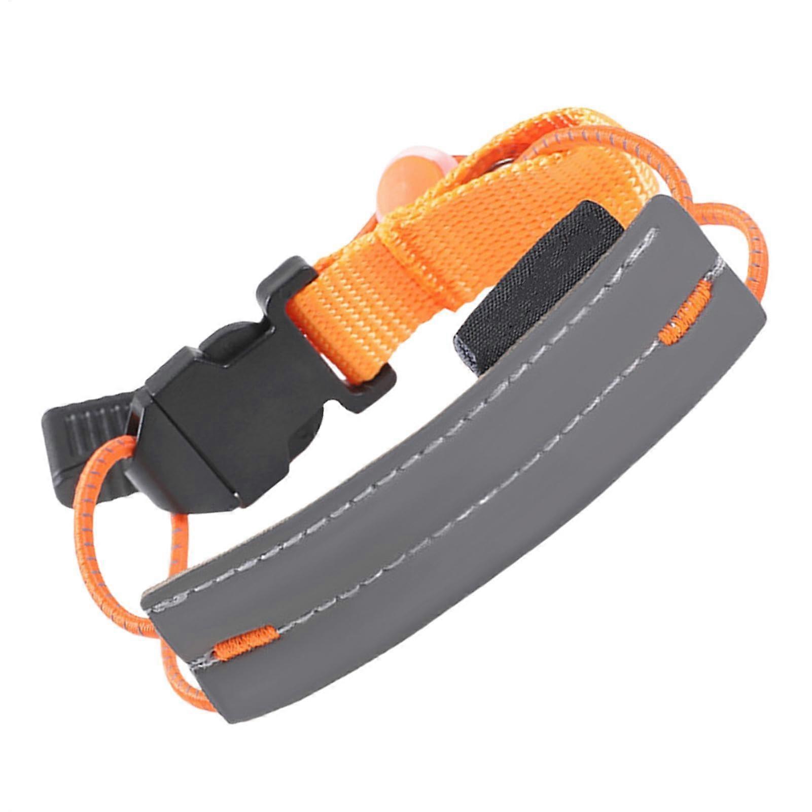 Reflective Bands for Leg, Adjustable Orange Reflective Leg Bands for Night Walking Safety, Ideal for Runners and Adults