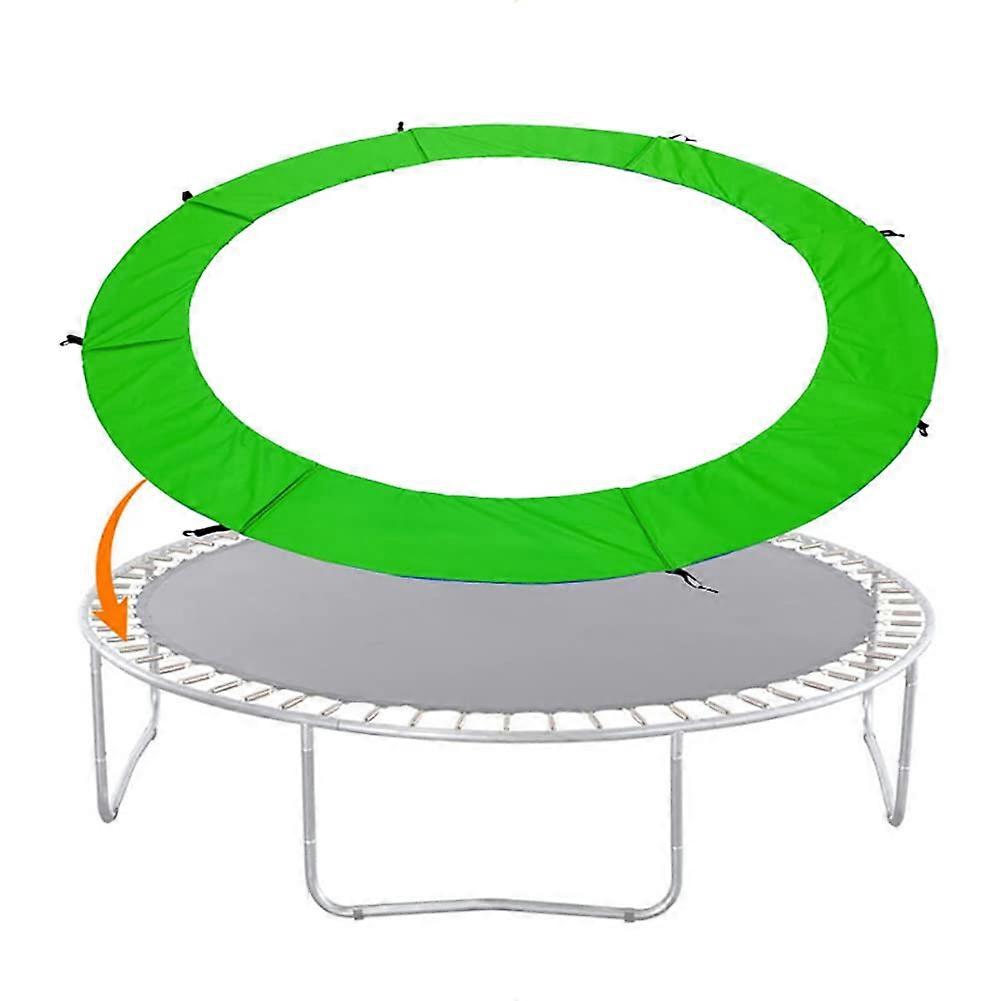 Ersatz-Trampolinpolster 10ft, Wasserdichte Sicherheitsmatte für Runde Trampoline, Federschutz Grün, Außenanwendung