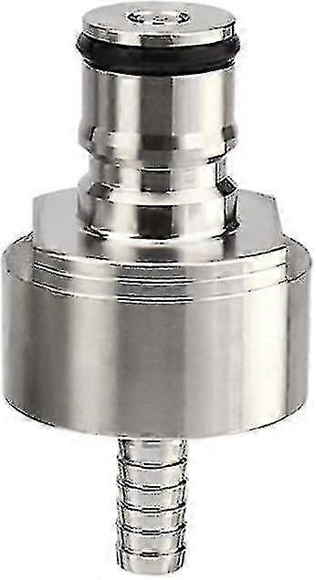 Carbonation Cap with Ball Lock CO2 Coupling for Beverage Bottle Filling