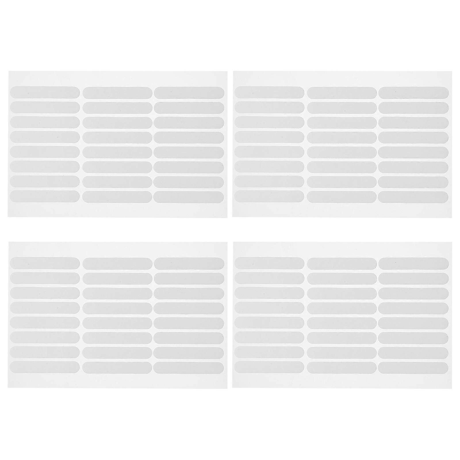 4 Sheets Nail Display Clear Crystal Adhesive Tape Traceless Double-sided Adhesive Tape