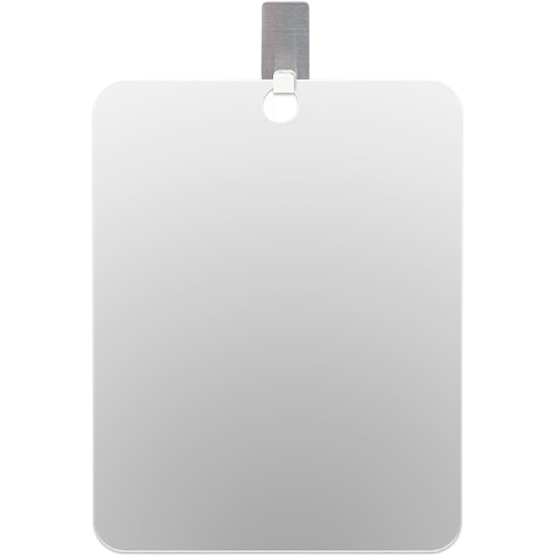 Fogless Shower Mirror, 8x10 Inch Shatterproof Acrylic Anti-Fog Hanging Mirror for Shaving and Makeup with Hook