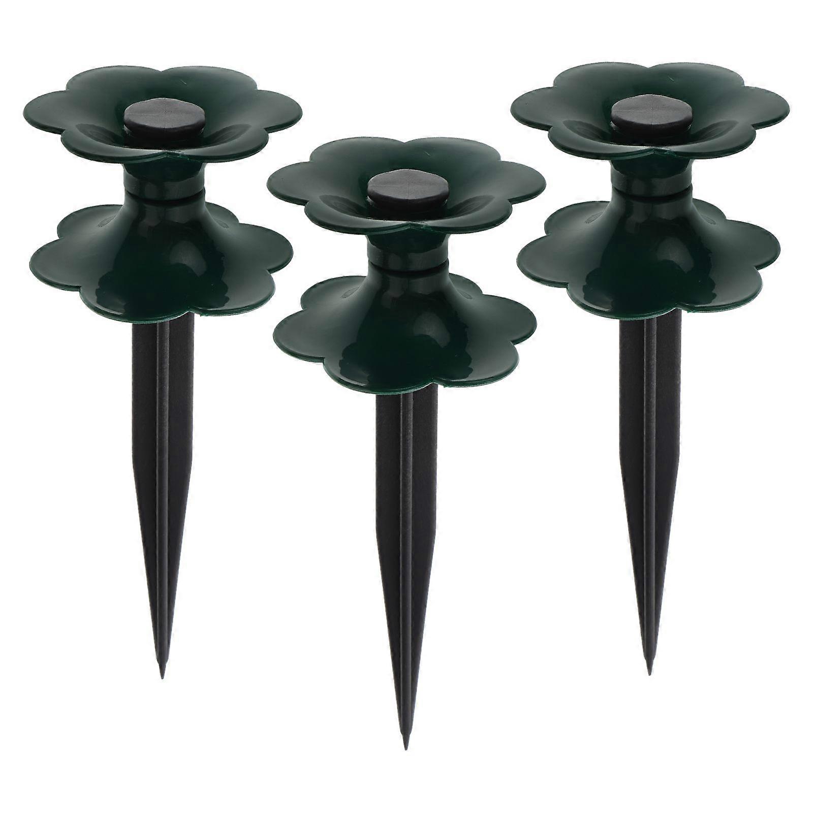 3kpl puutarhakäämitysputkipyörät letkuohjainpiikit kasvinsuojeluun (vihreä)