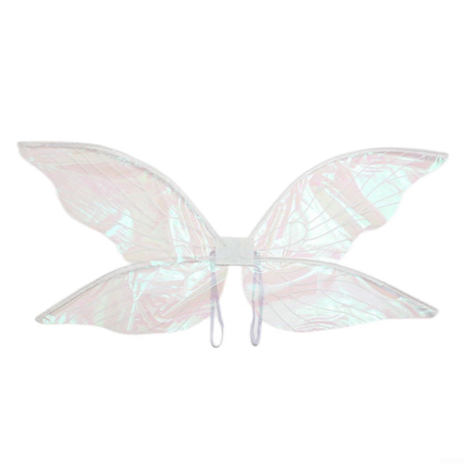 Colourful Fancy Dress Wings for Kids Special Occasions and Fun Fancy Dress Activities (White)'